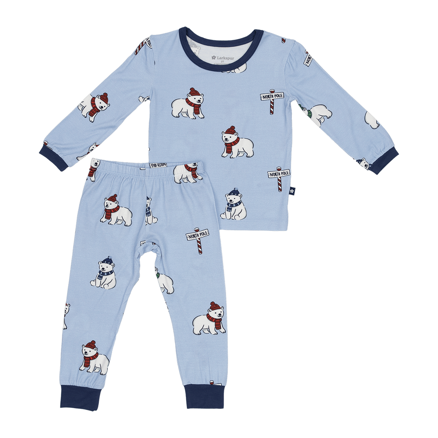 Long PJ Set in Chillin' with Bears