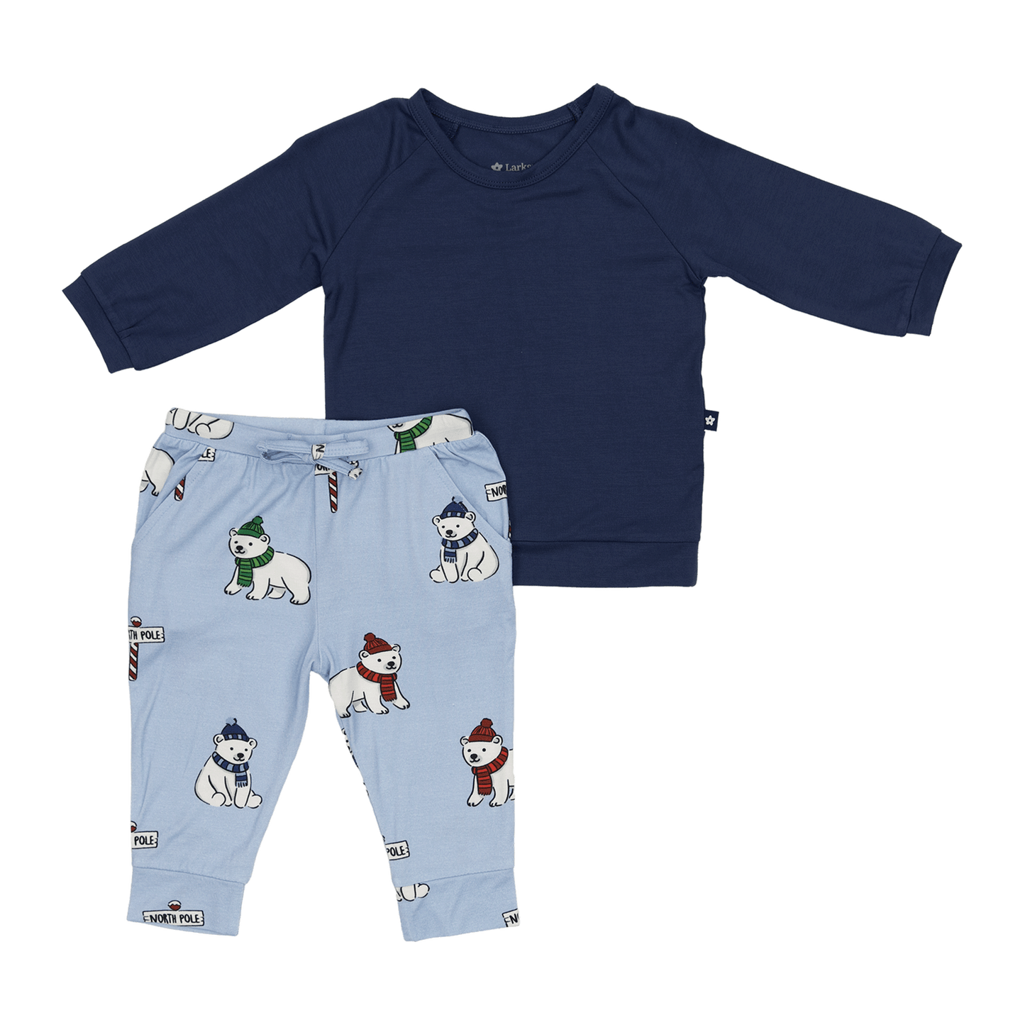 Long Sleeve Jogger Set in Chillin' with Bears