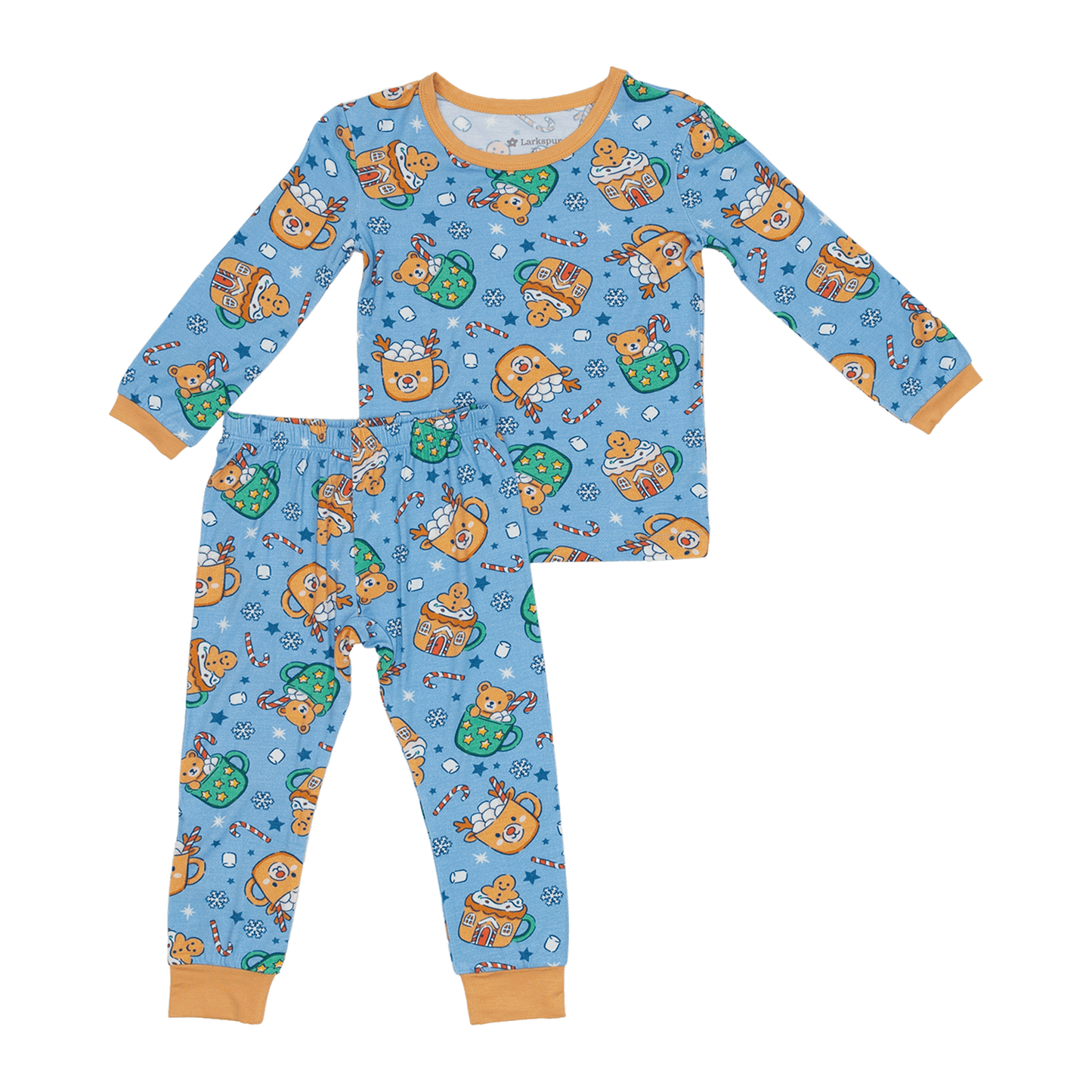 Long PJ Set in Teddy Treat Time