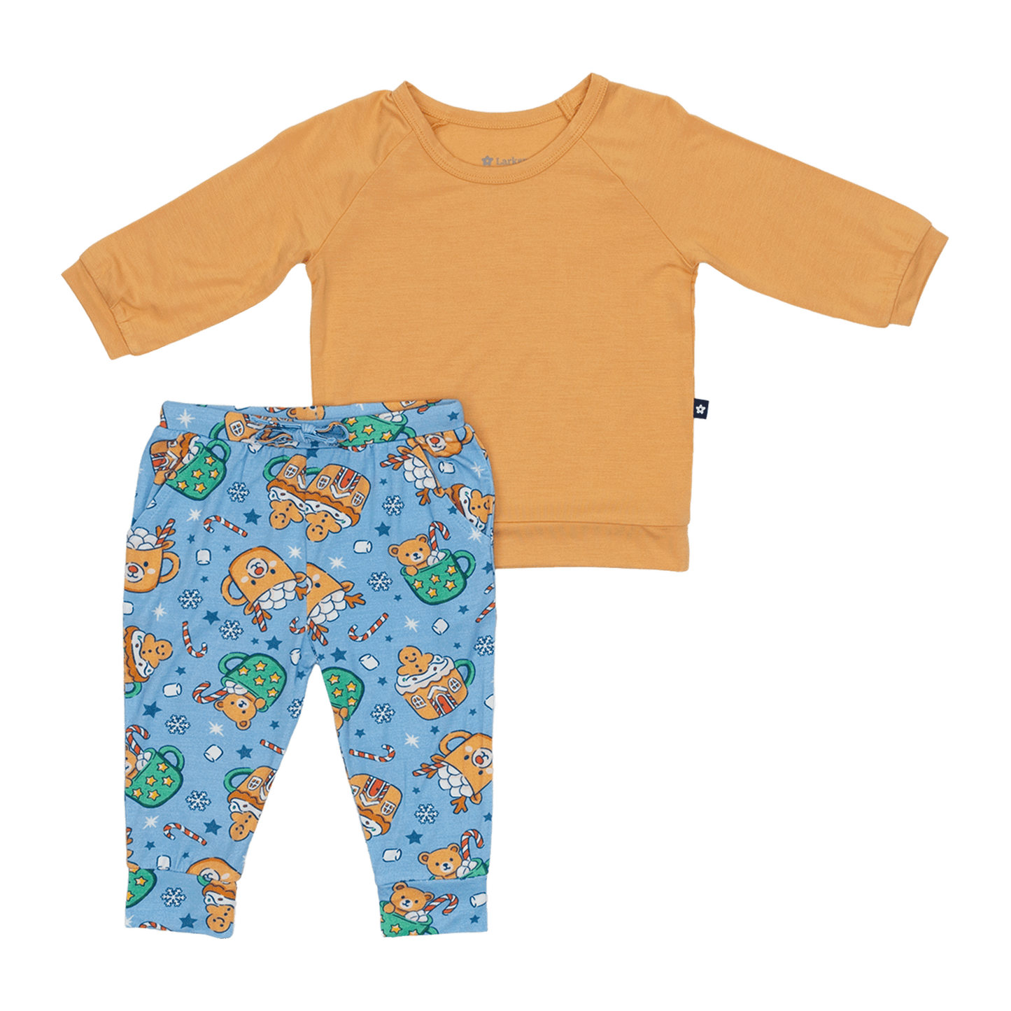 Long Sleeve Jogger Set in Teddy Treat Time