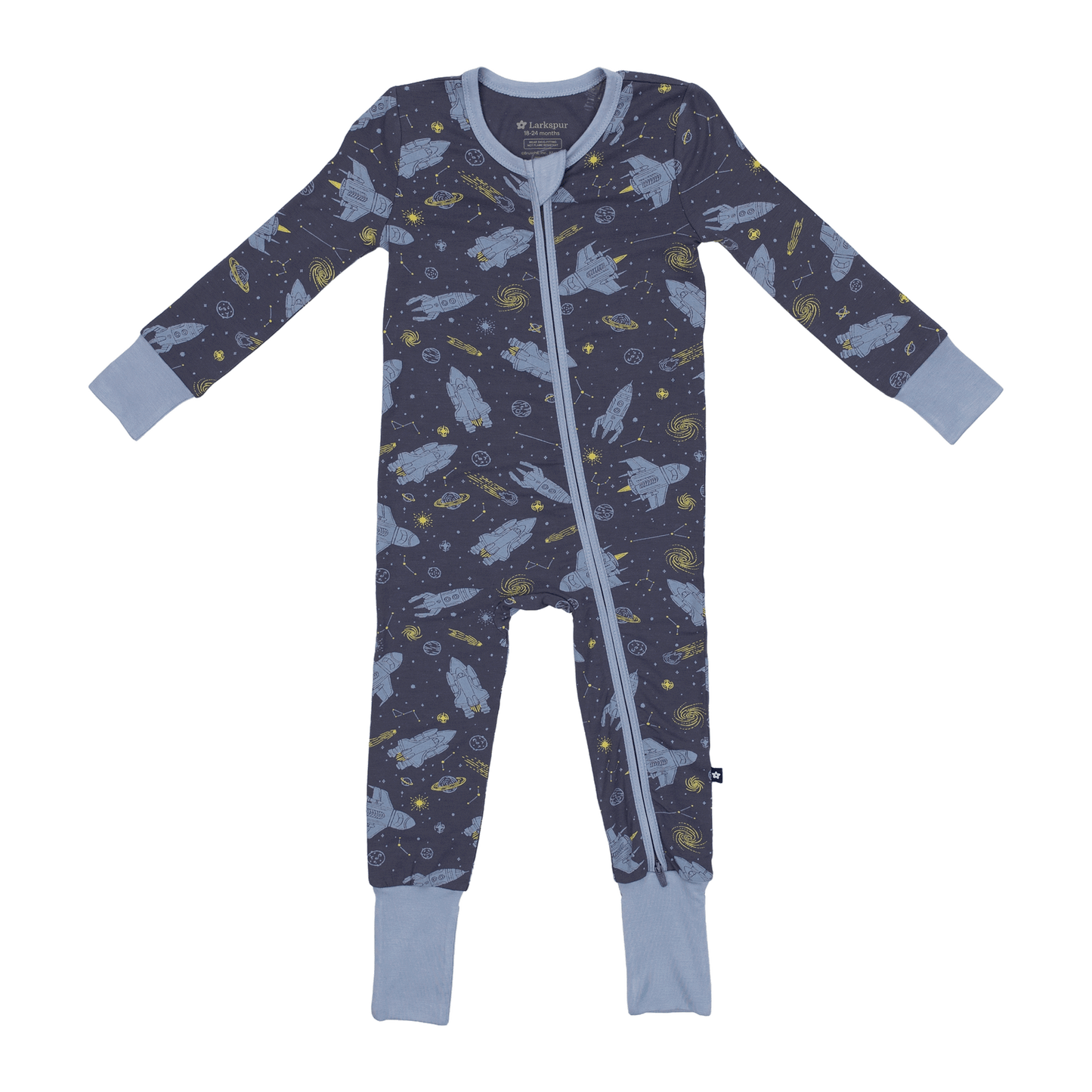 Convertible Footed Romper in Starships