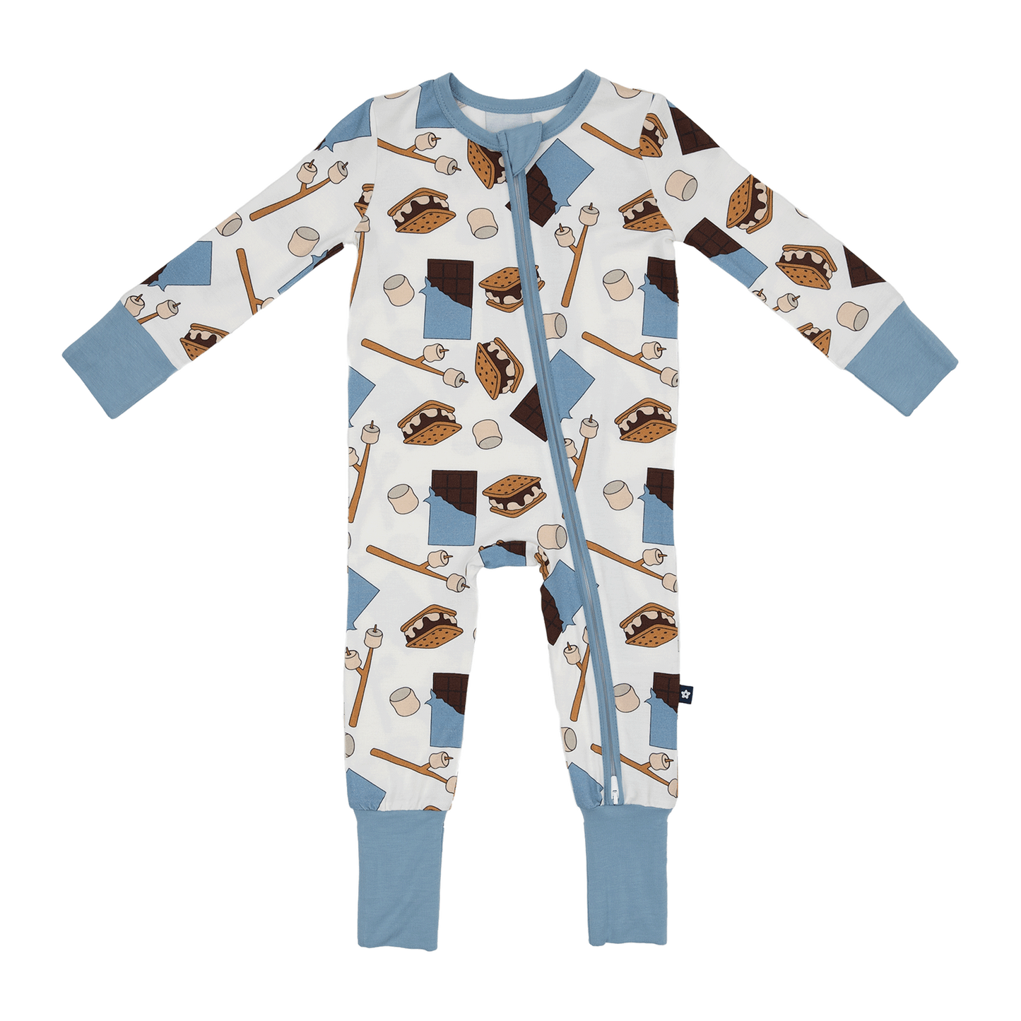 Convertible Footed Romper in S'mores