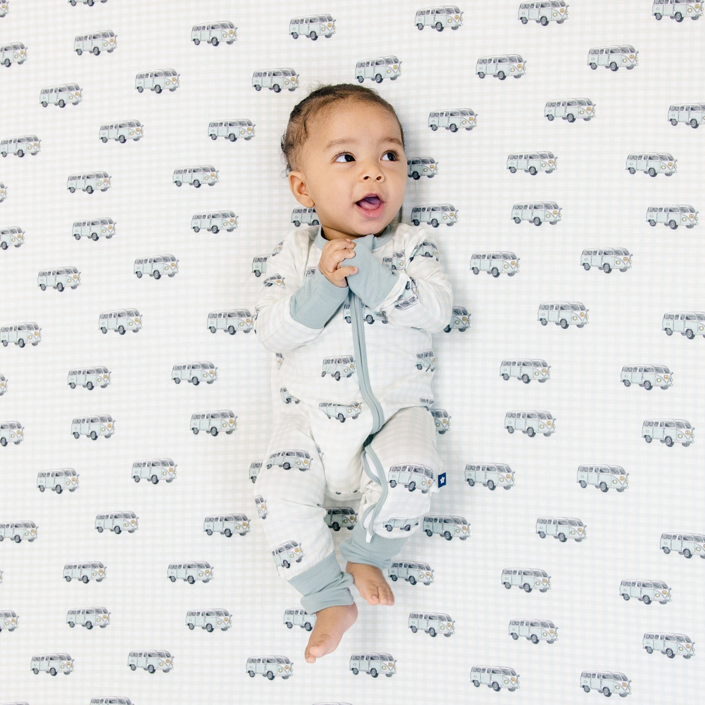 Convertible Footed Romper in Road Trip