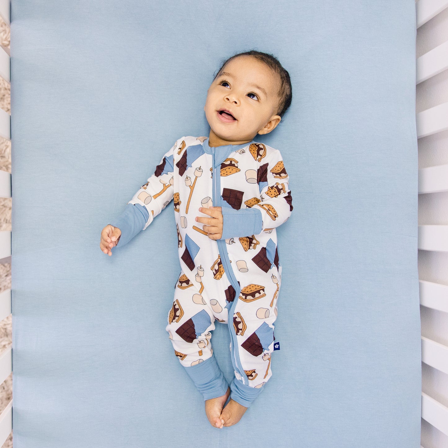 Convertible Footed Romper in S'mores