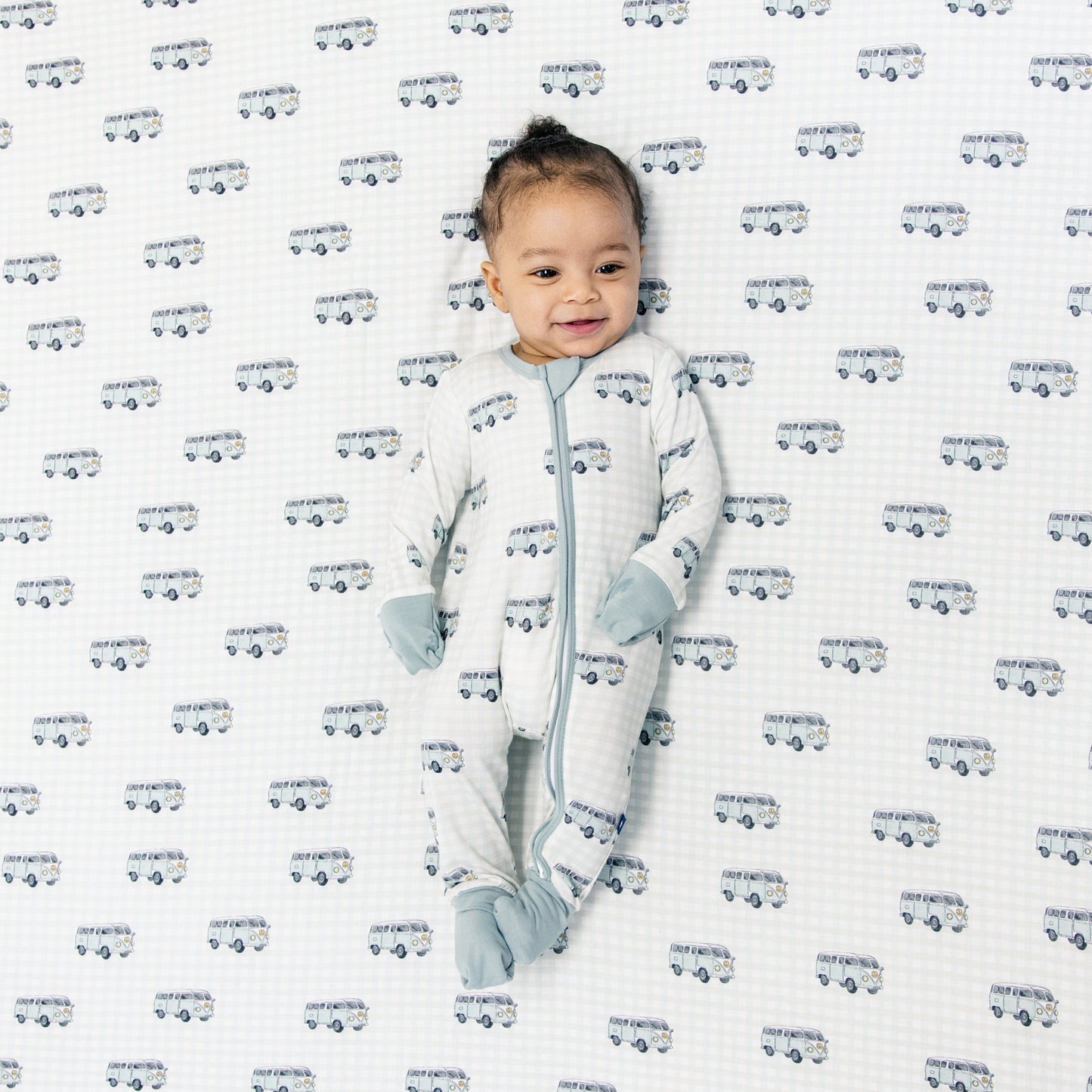 Convertible Footed Romper in Road Trip