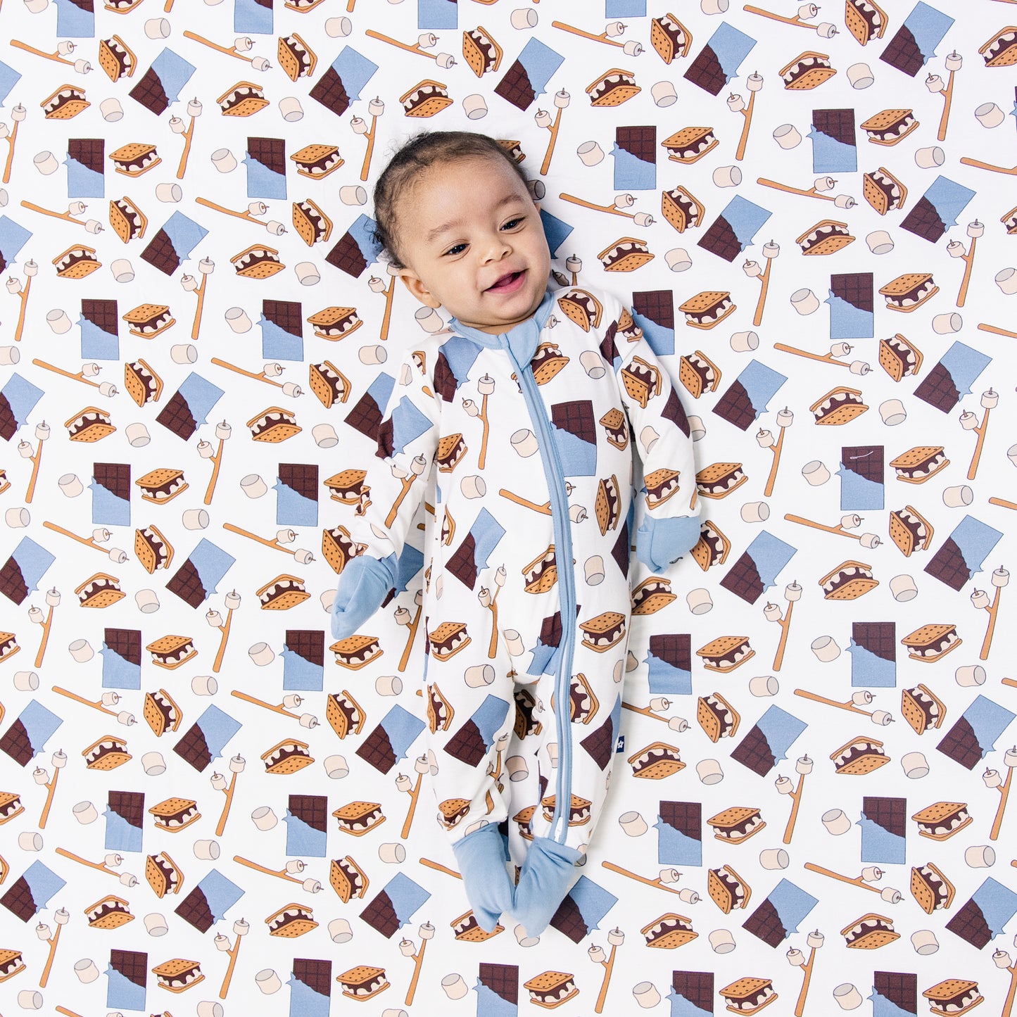 Convertible Footed Romper in S'mores