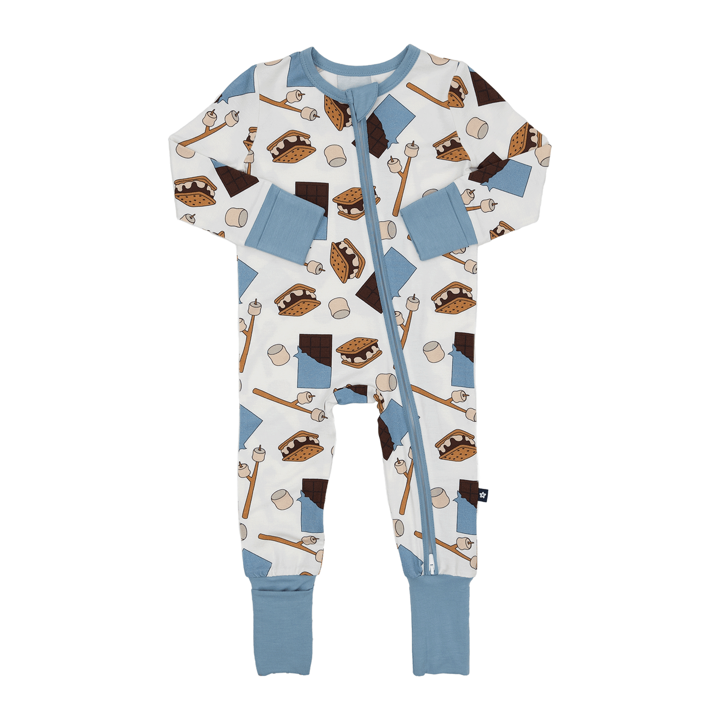 Convertible Footed Romper in S'mores