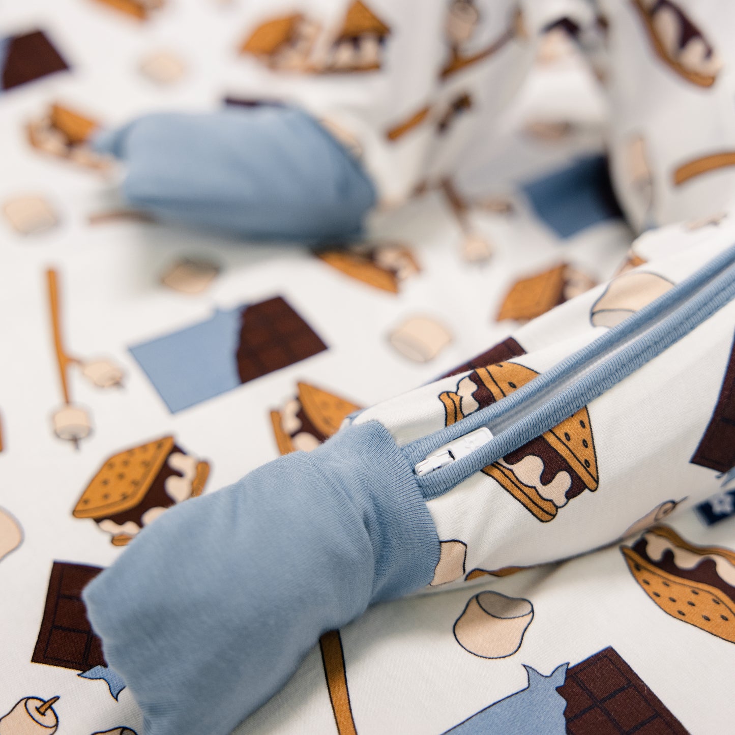 Convertible Footed Romper in S'mores