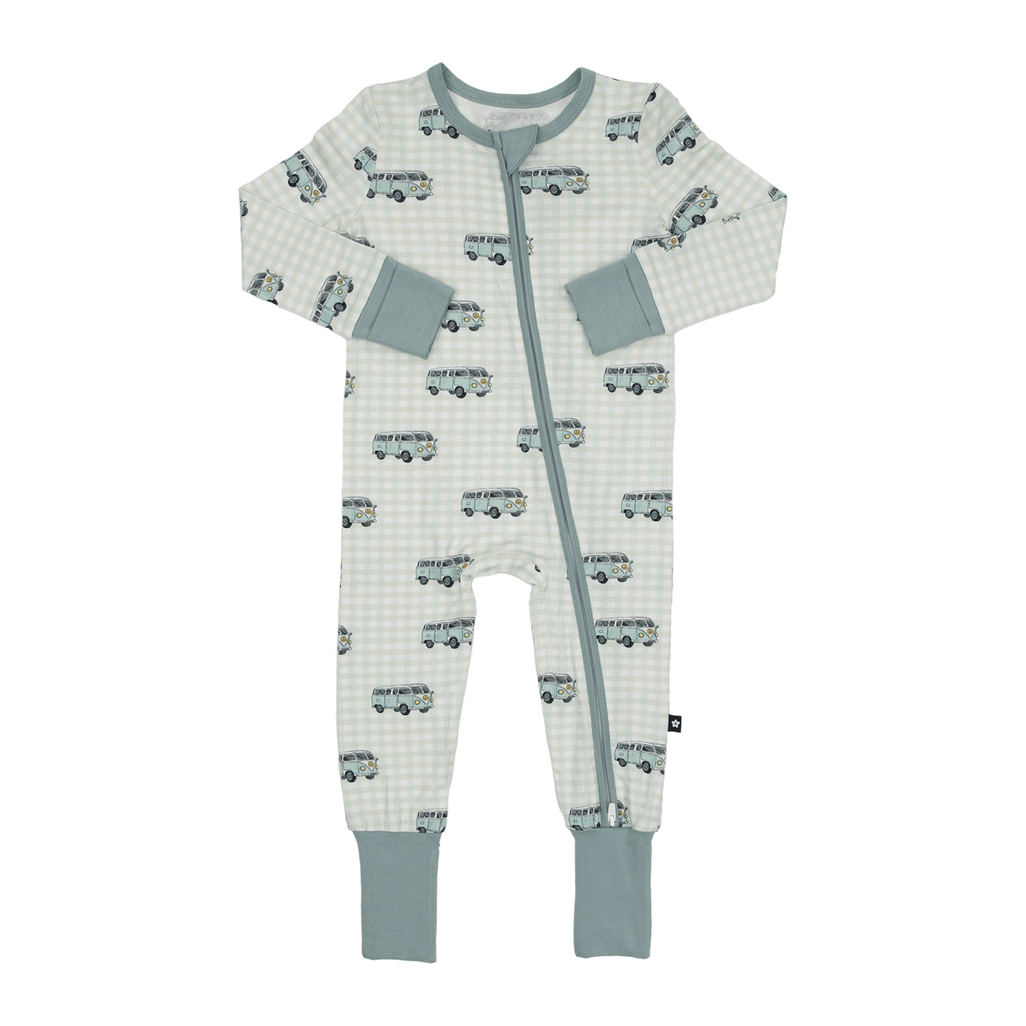 Convertible Footed Romper in Road Trip