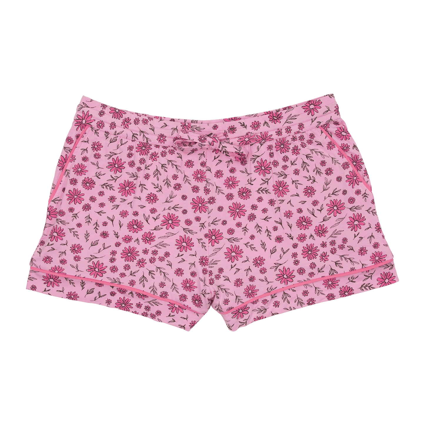 Women's Short Pajama Set in Ditsy Daisies