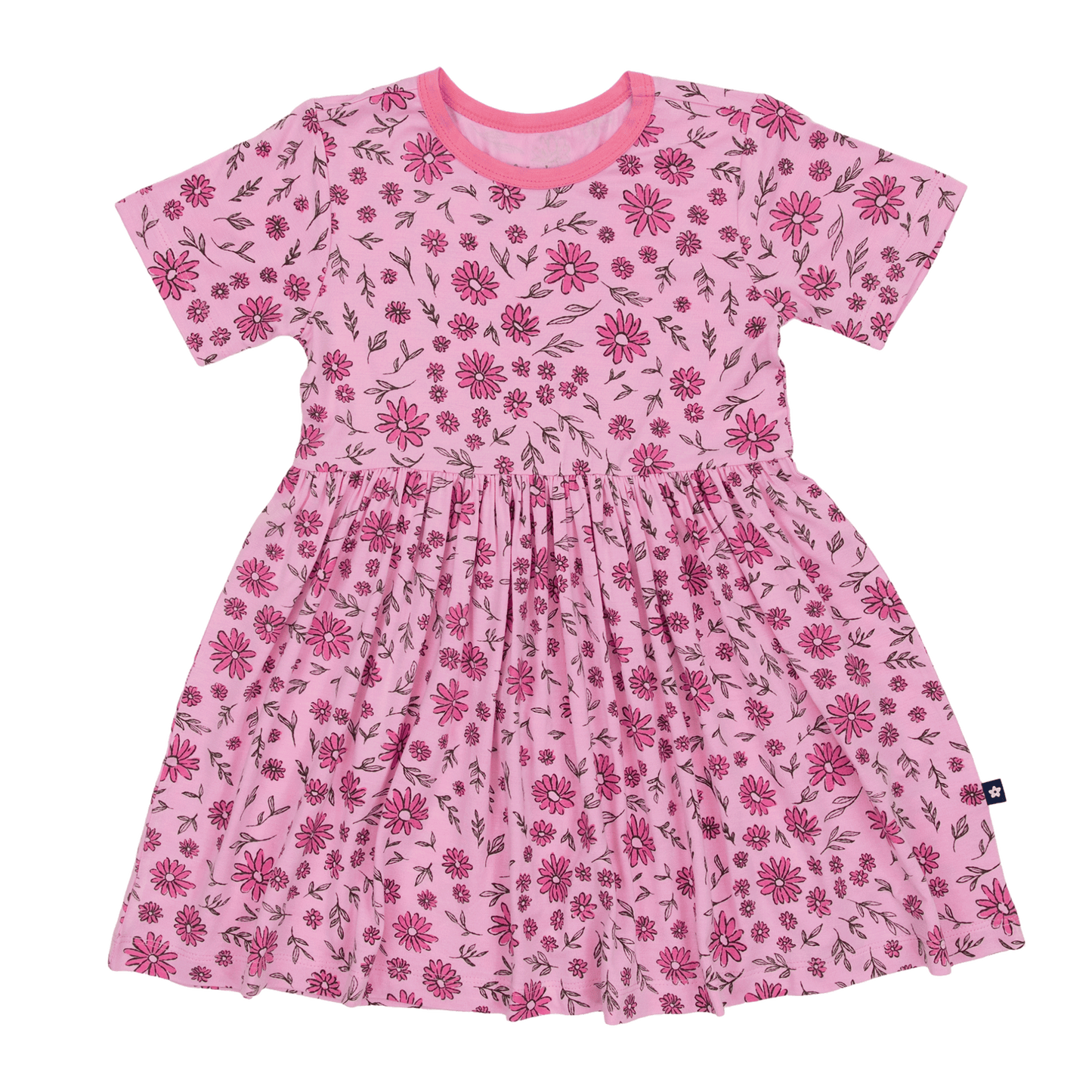 Twirl Dress in Ditsy Daisies