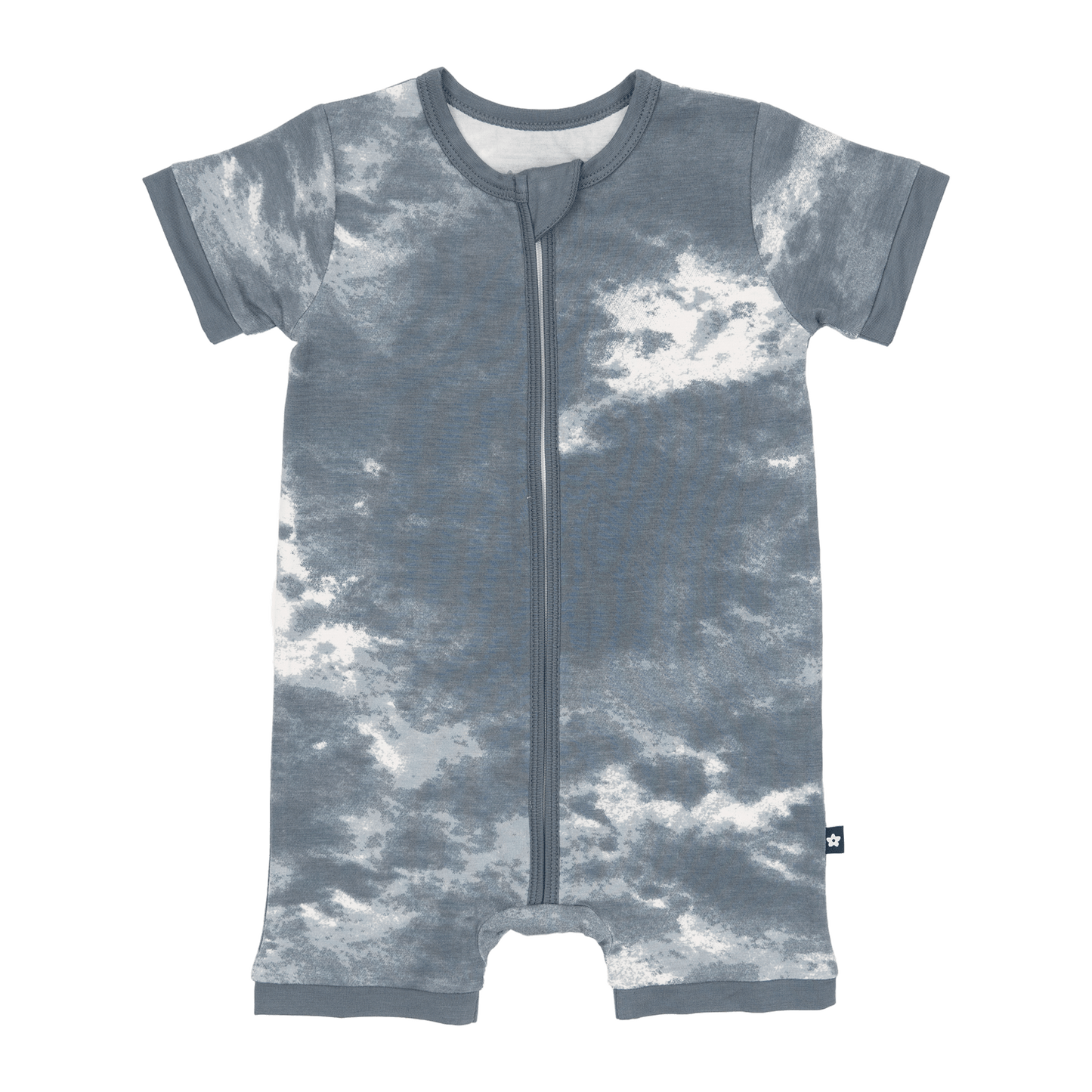 Short Zip Romper in Dark Slate