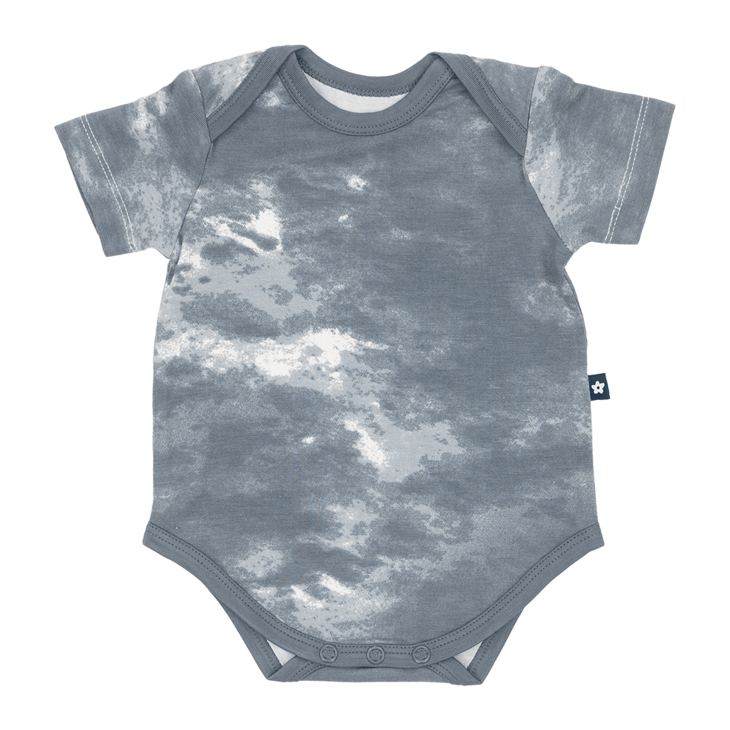 Short Sleeve Bodysuit in Dark Slate