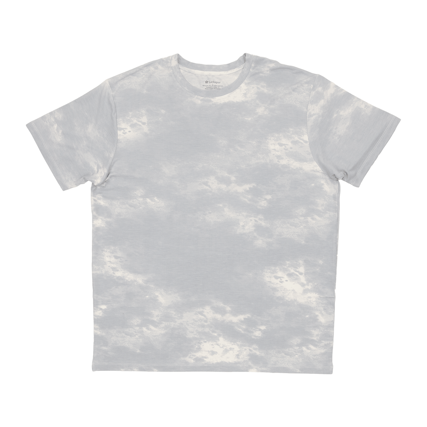 Men's Crew Neck Tee in Blue Fog