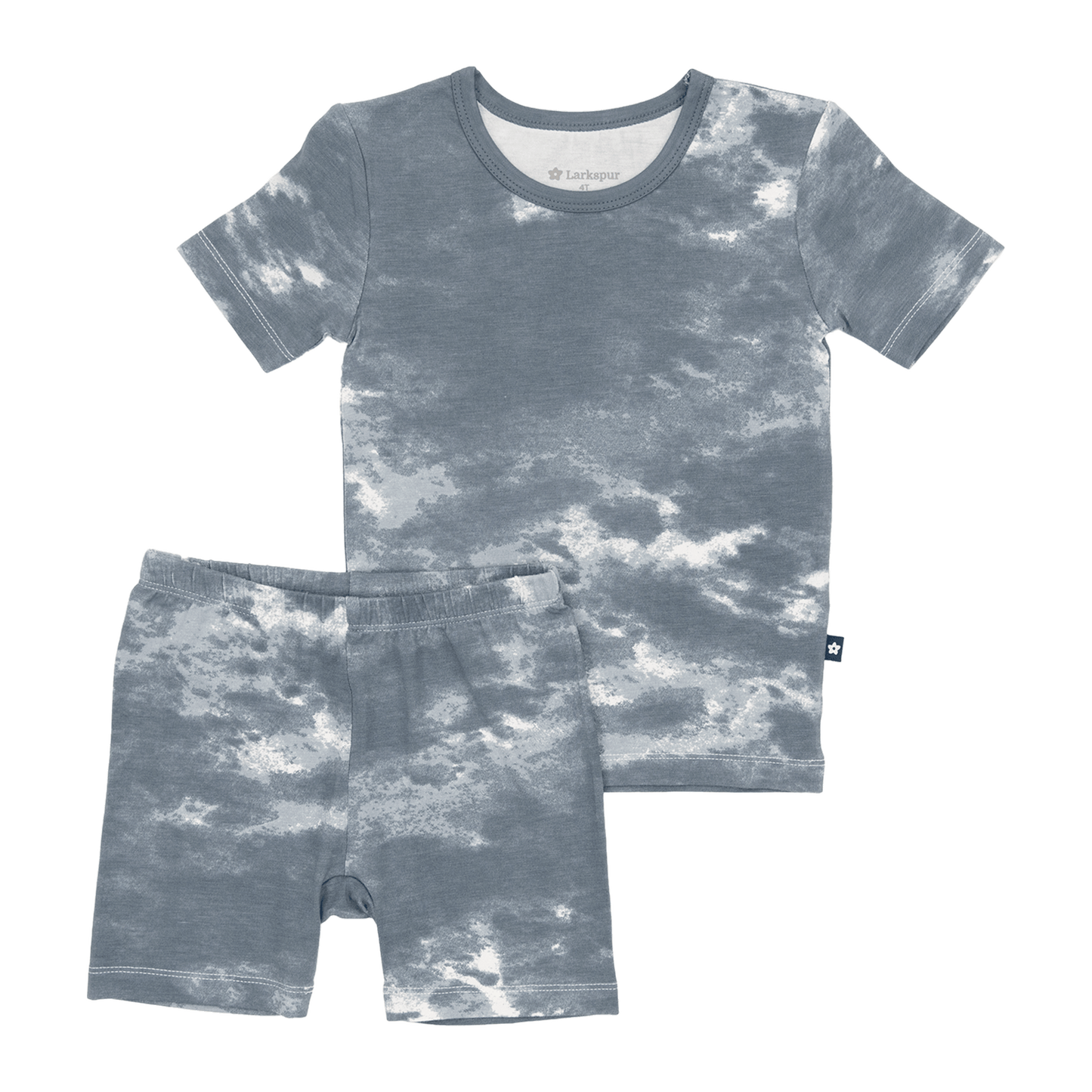 Short PJ Set in Dark Slate