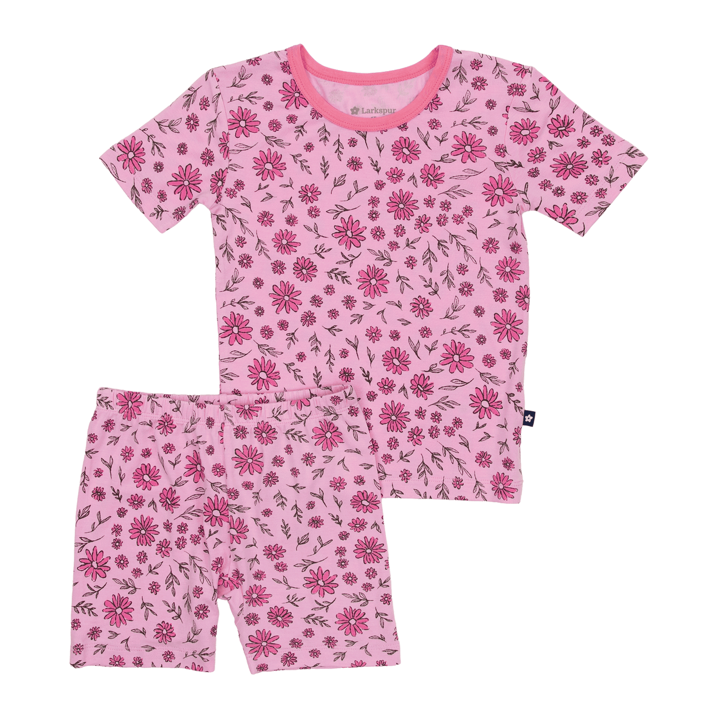 Short PJ Set in Ditsy Daisies