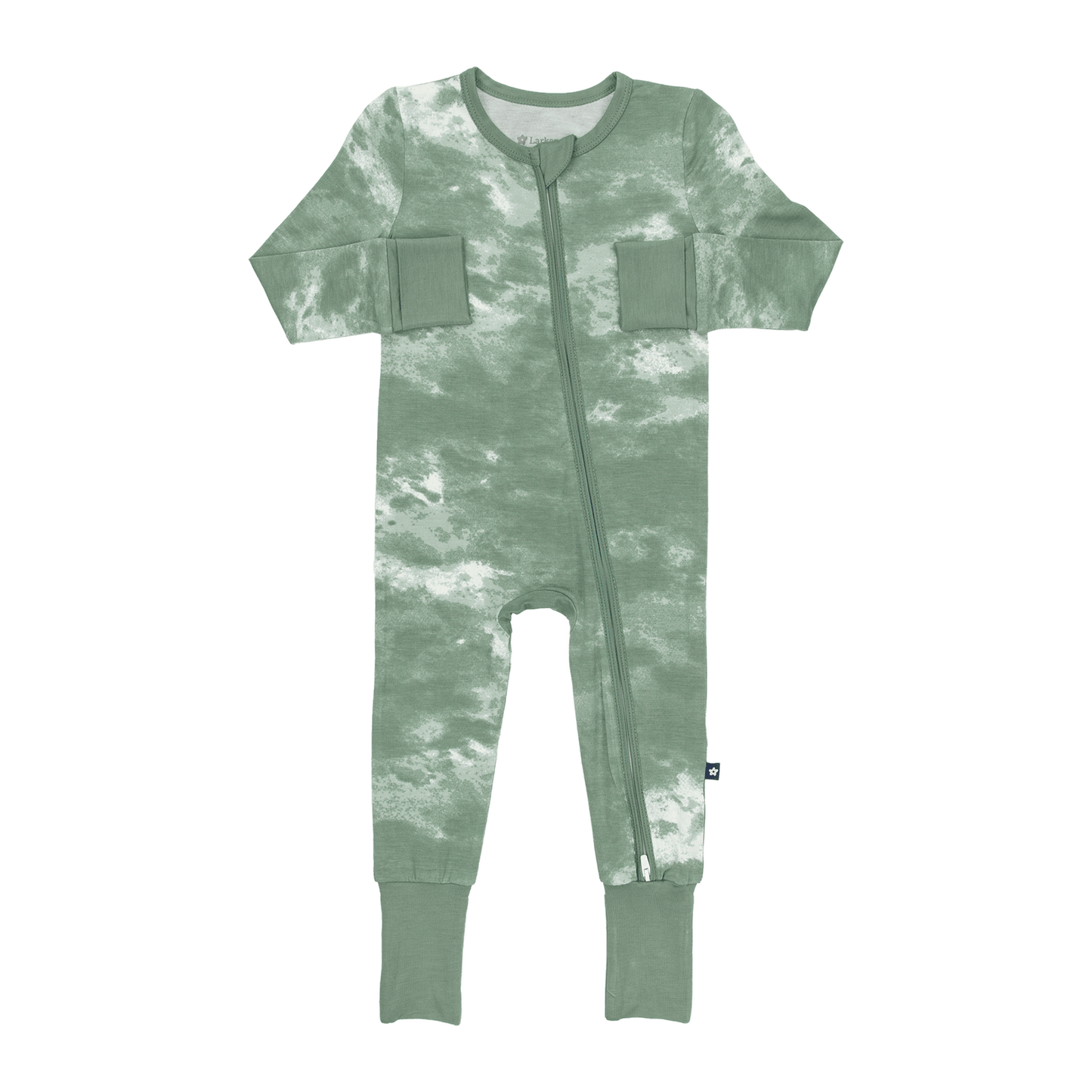 Convertible Footed Romper in Pine