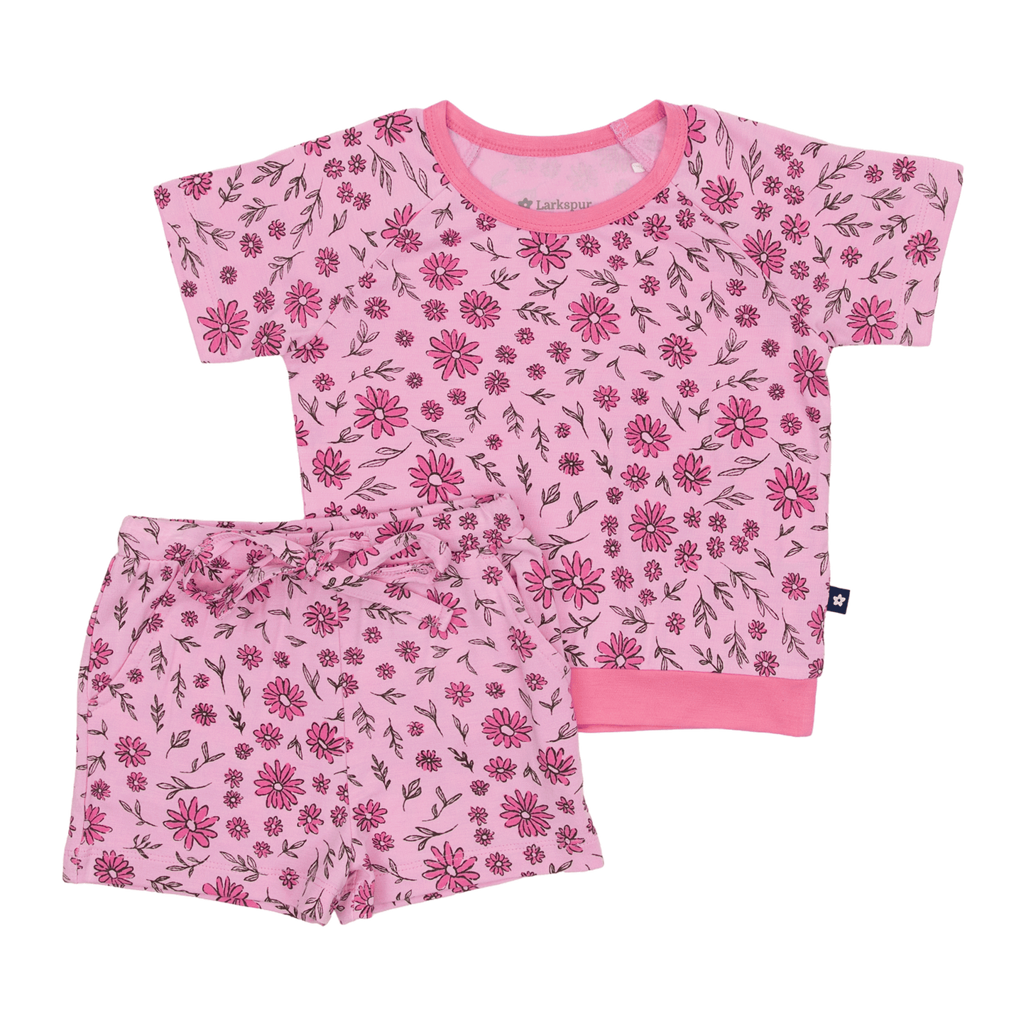 Jogger Set in Ditsy Daisies