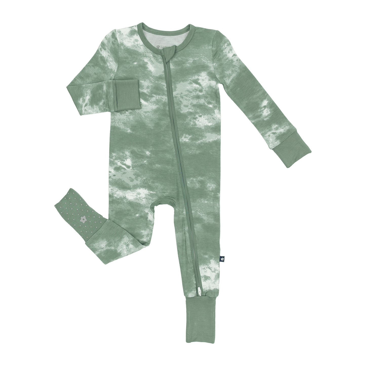 Convertible Footed Romper in Pine