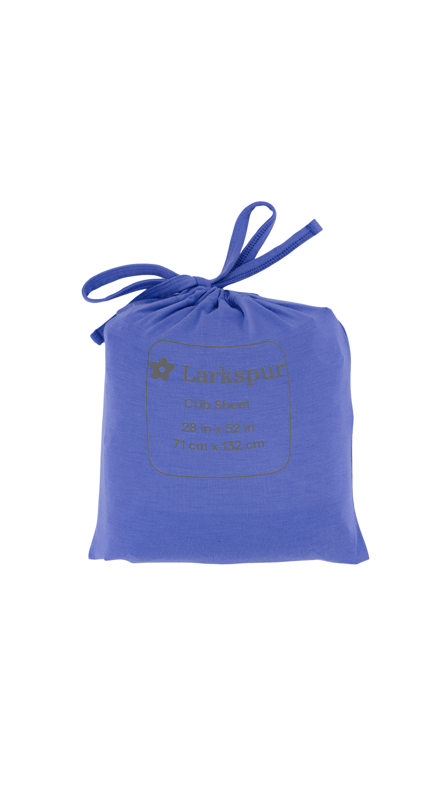 Crib Sheet in Periwinkle