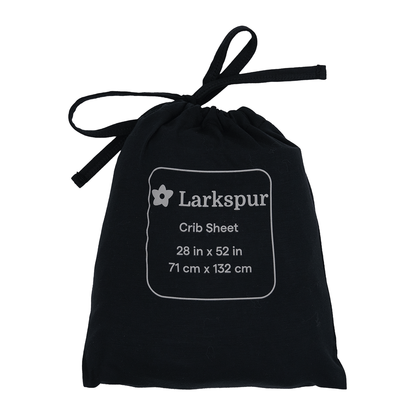 Crib Sheet in Midnight