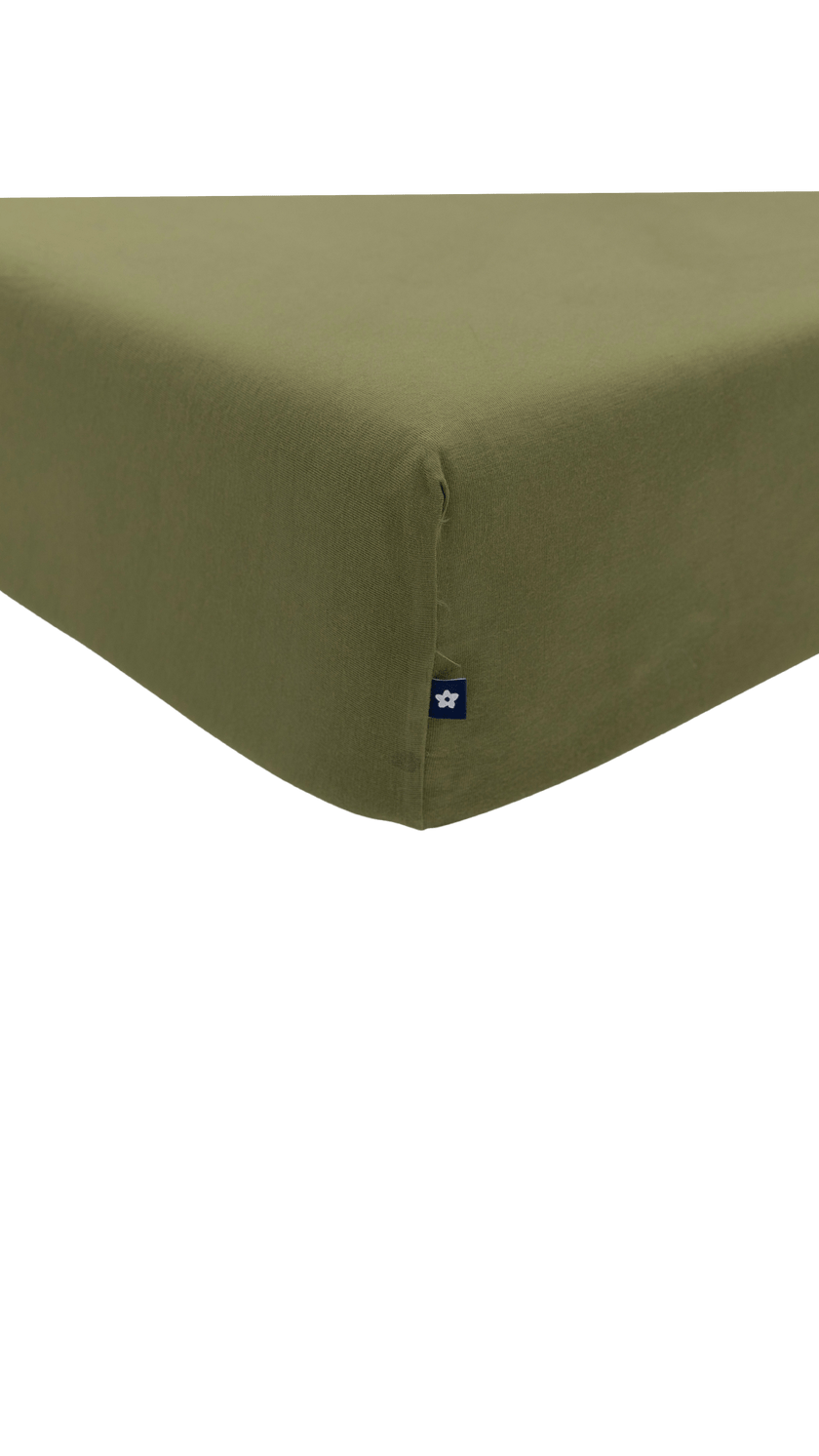 Crib Sheet in Olive