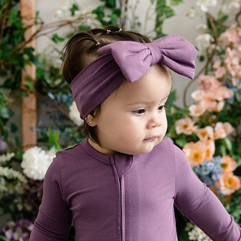 Headband in Plum