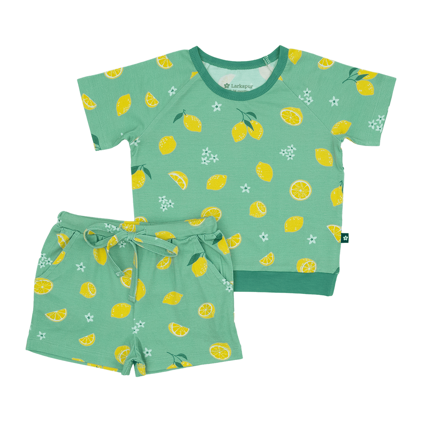 Jogger Set in Citrus Summer