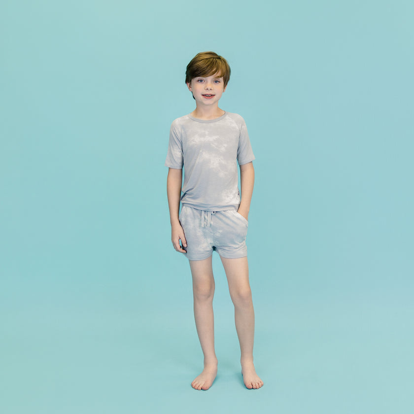 Jogger Set in Blue Fog