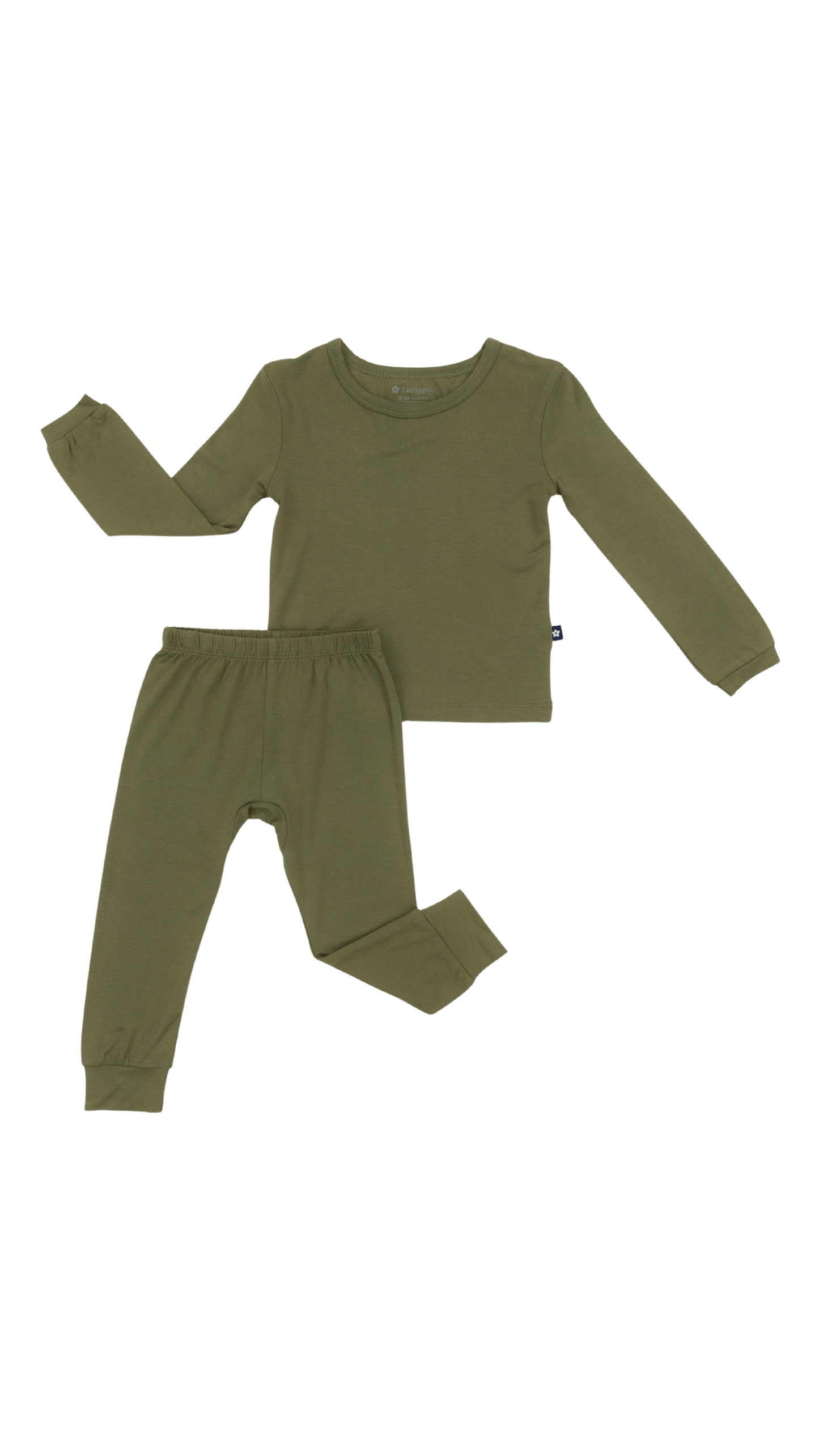Long PJ Set in Olive