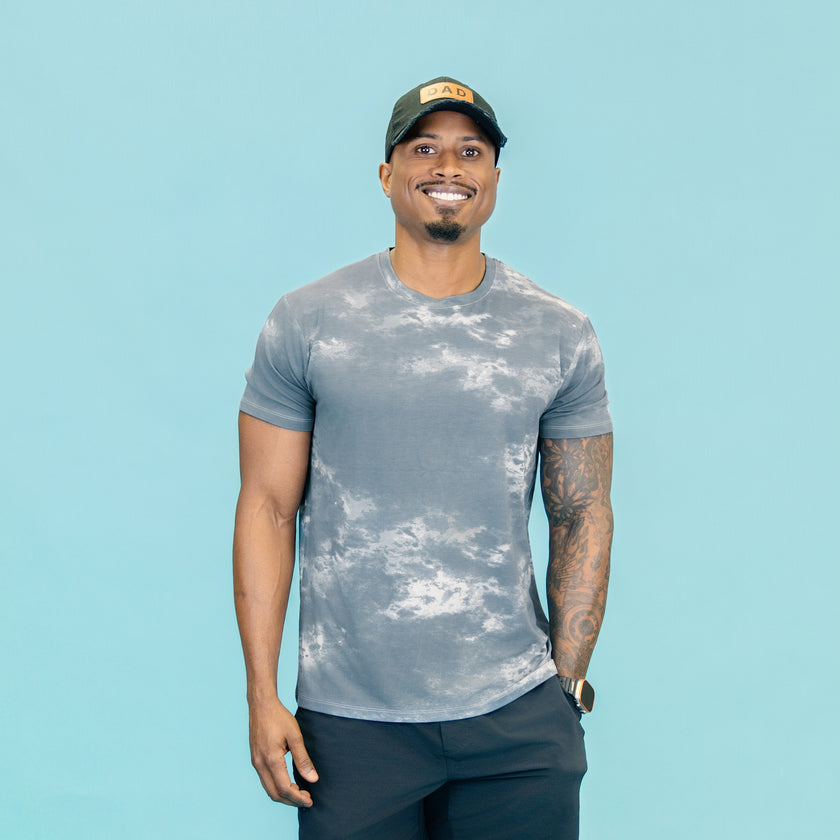 Men's Crew Neck Tee in Dark Slate