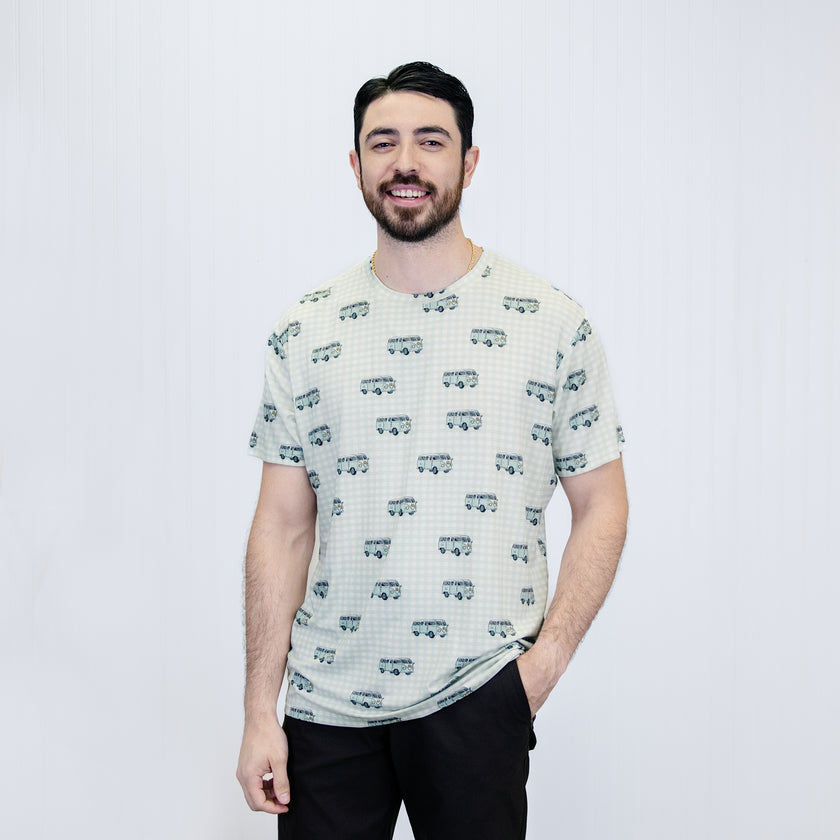 Men's Crew Neck Tee in Road Trip