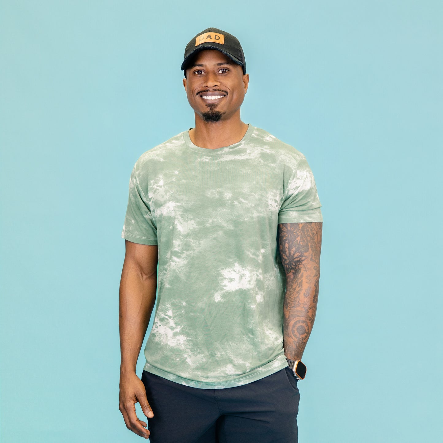 Men's Crew Neck Tee in Pine