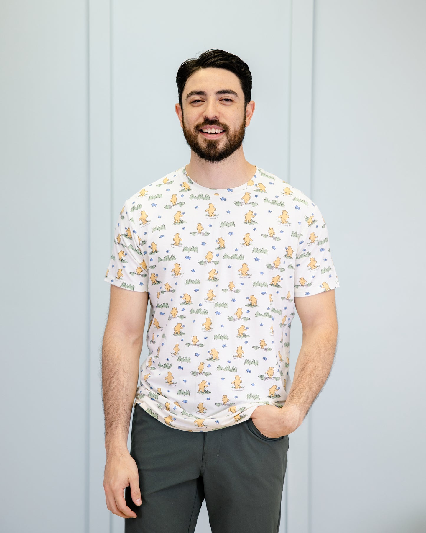 Men's Crew Neck Tee in Woodland Journey