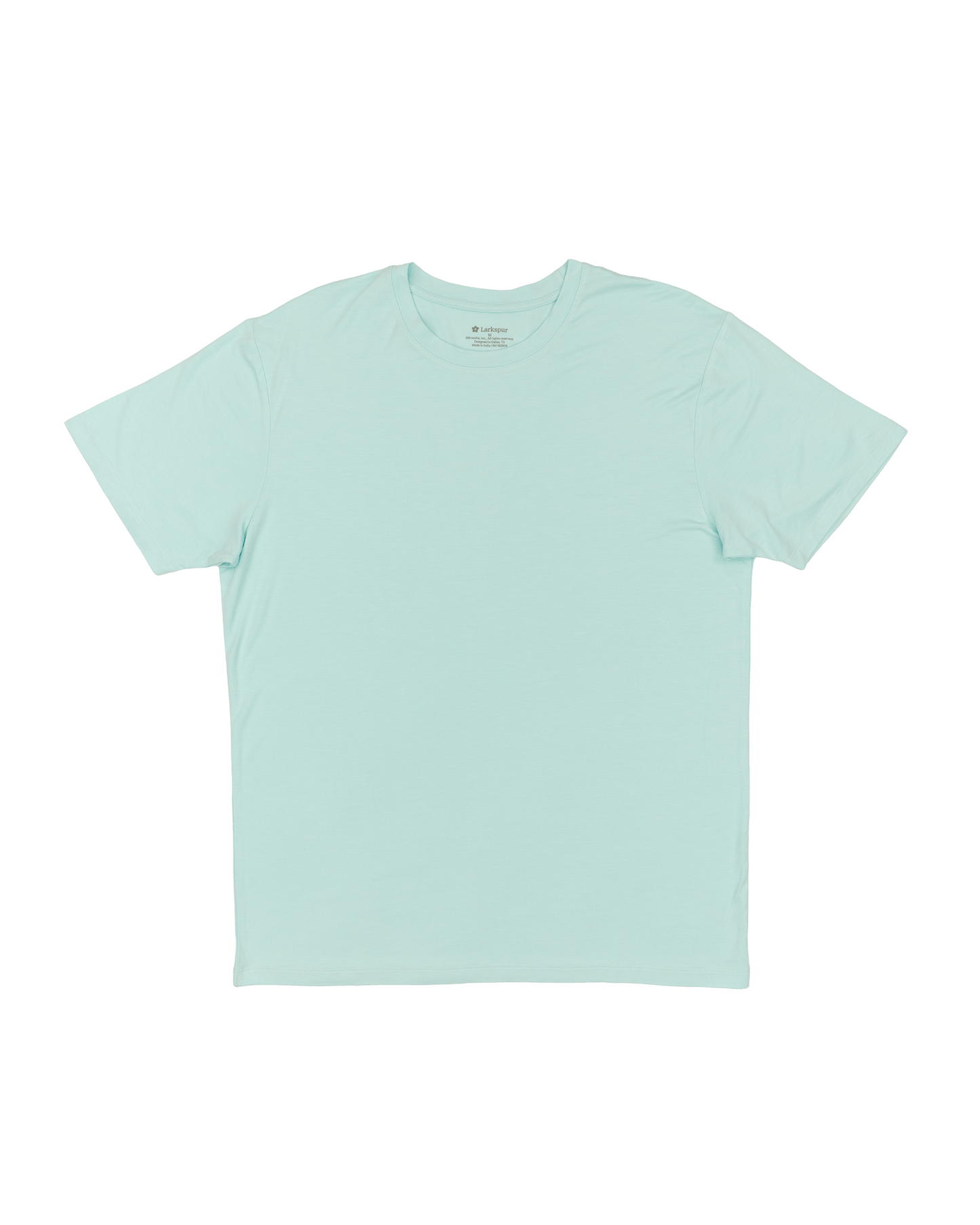 Men's Crew Neck Tee in Aqua Sky