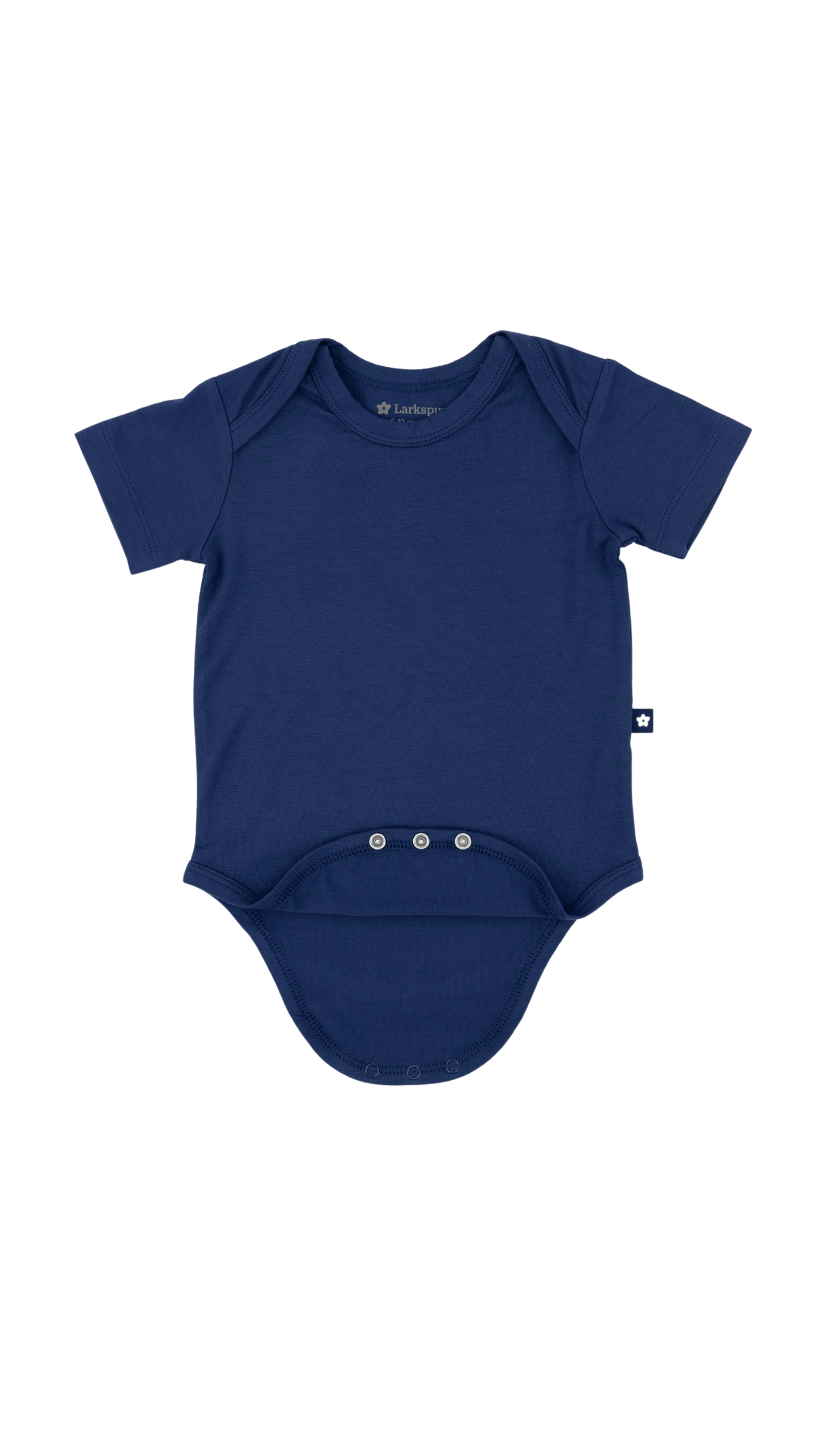 Short Sleeve Bodysuit in Larkspur