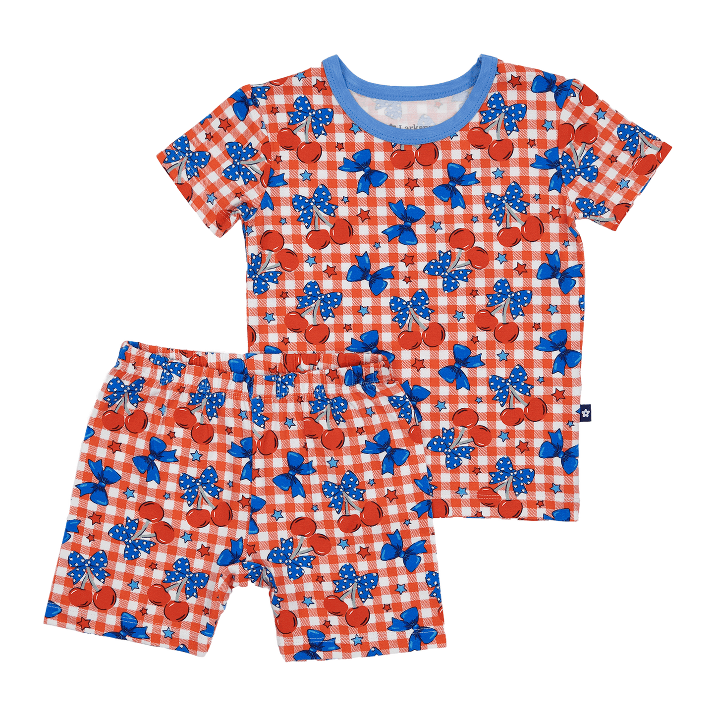 Short PJ Set in Cherry Delight