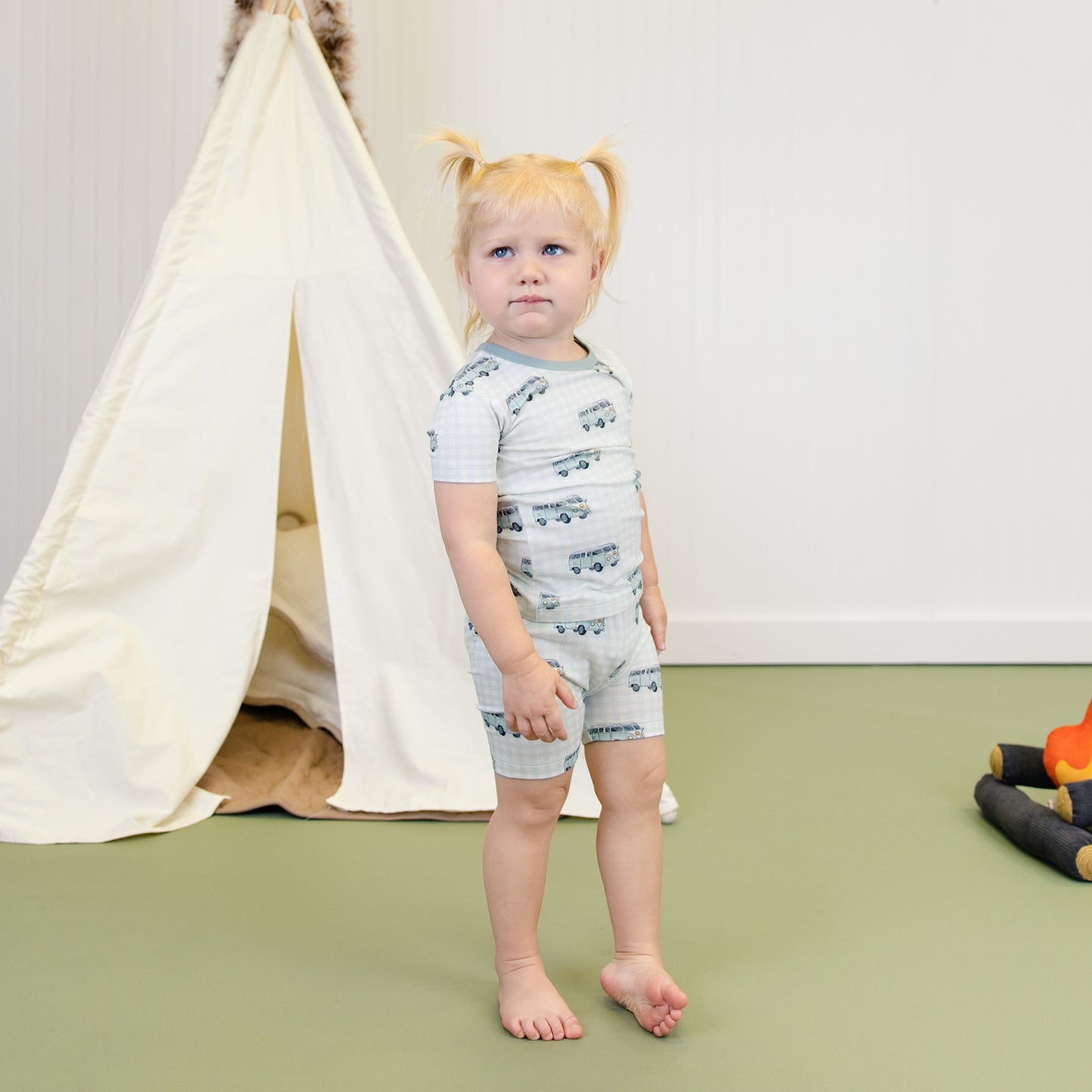 Short PJ Set in Road Trip