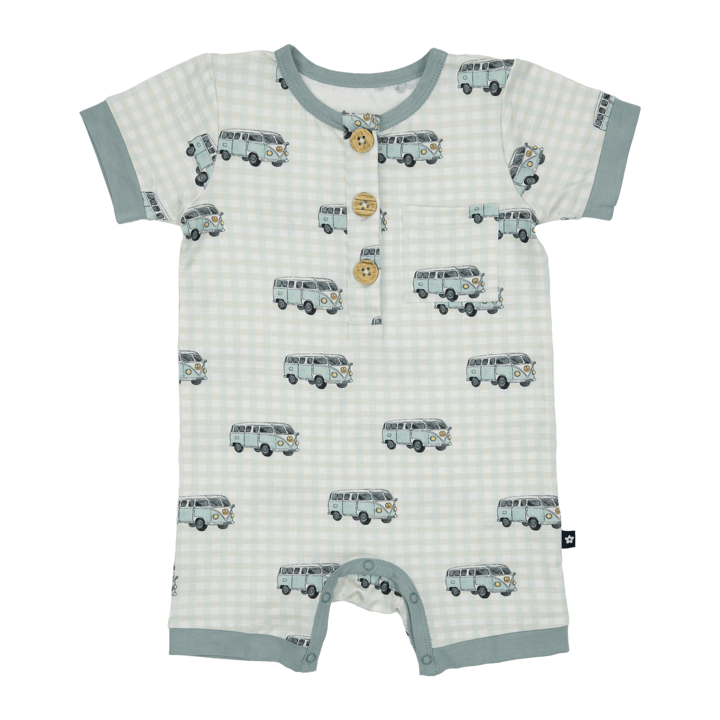 Short Romper in Road Trip