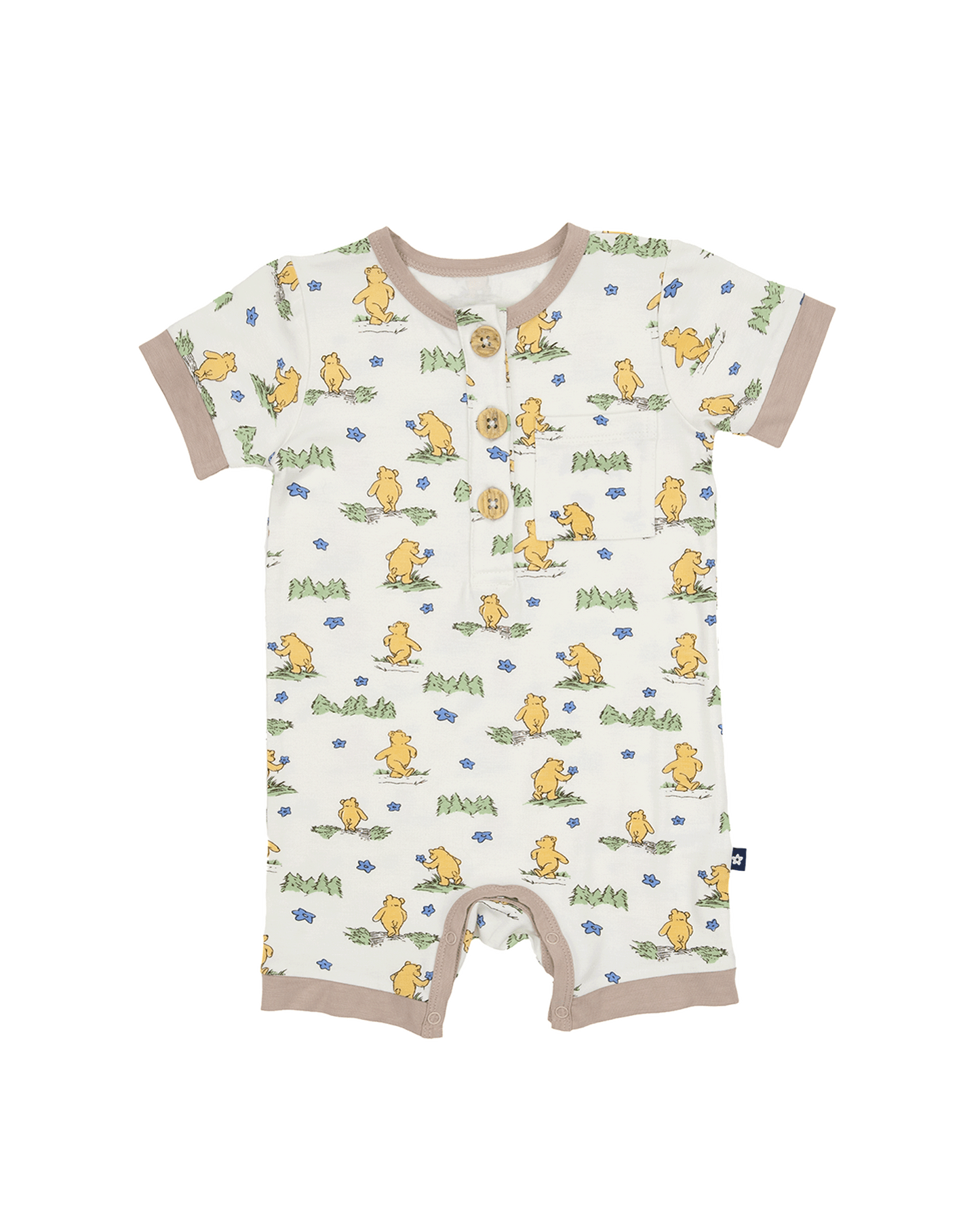 Short Romper in Woodland Journey