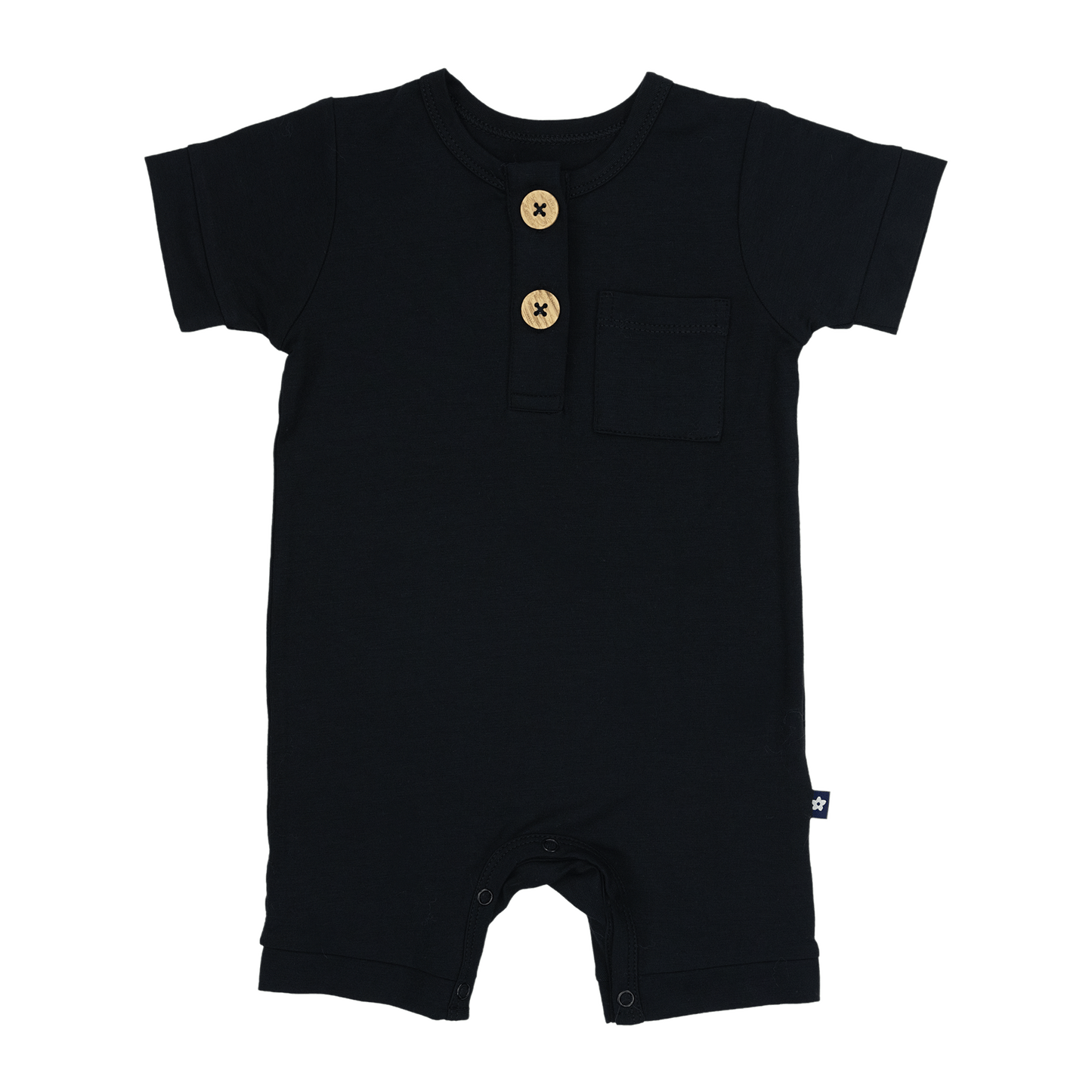 Short Romper in Midnight