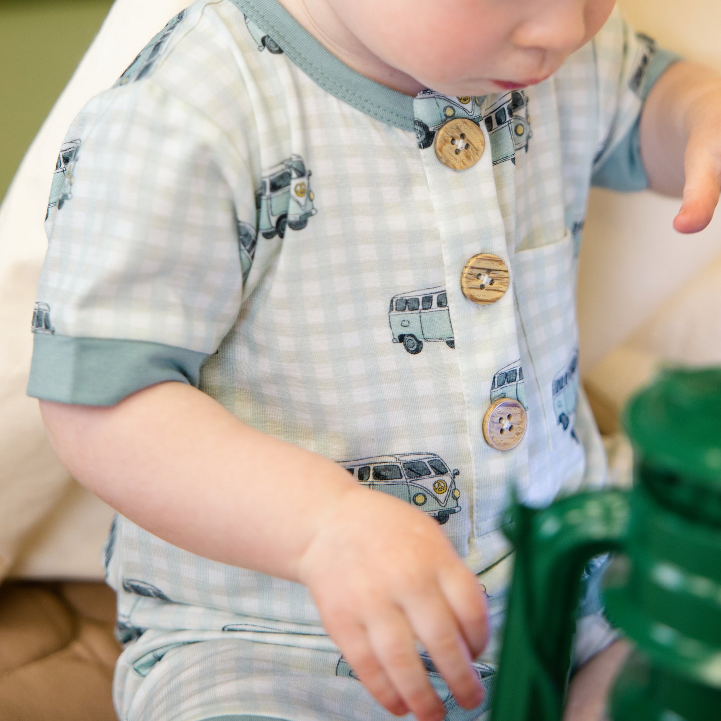 Short Romper in Road Trip