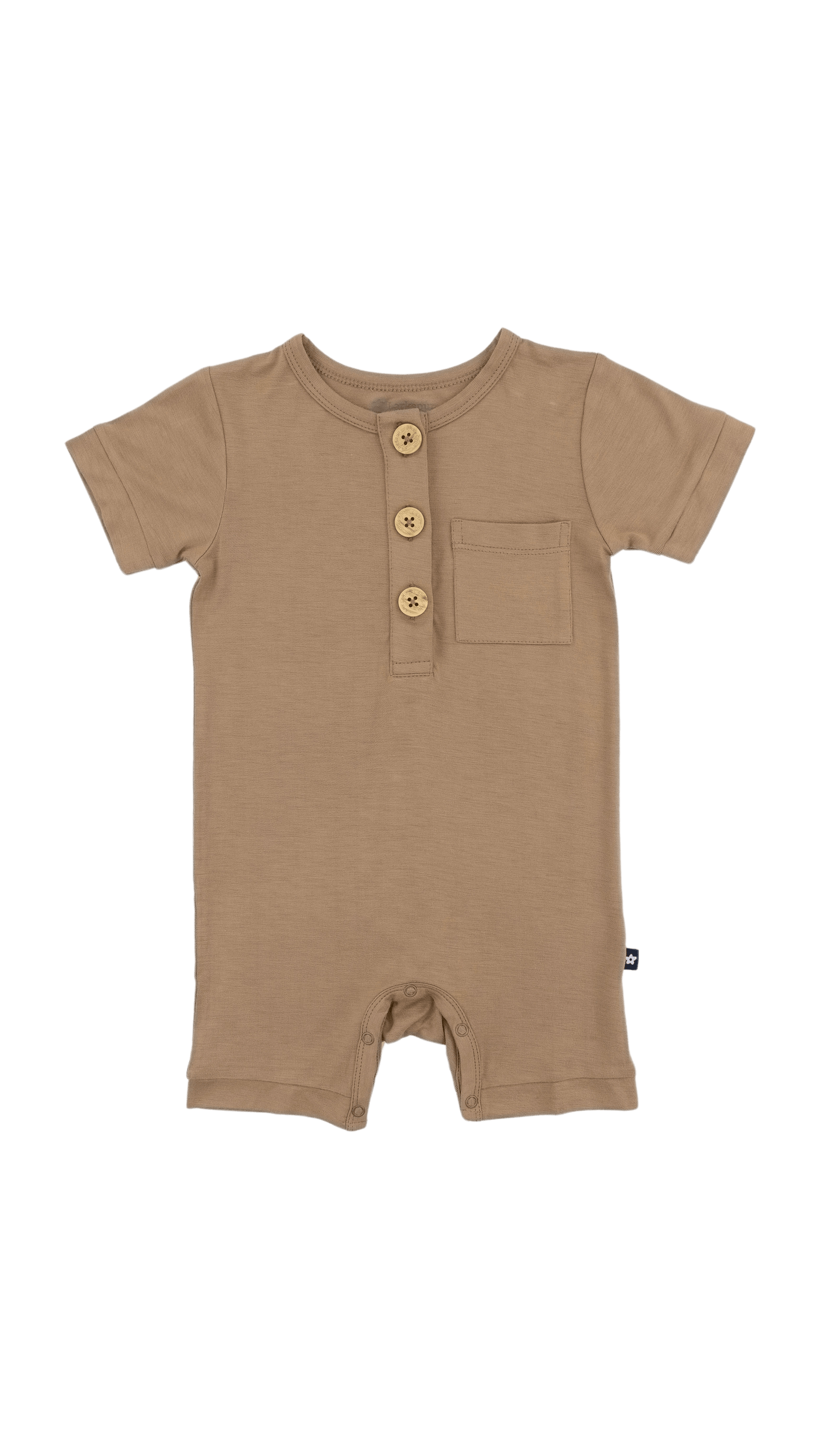 Short Romper in Mocha