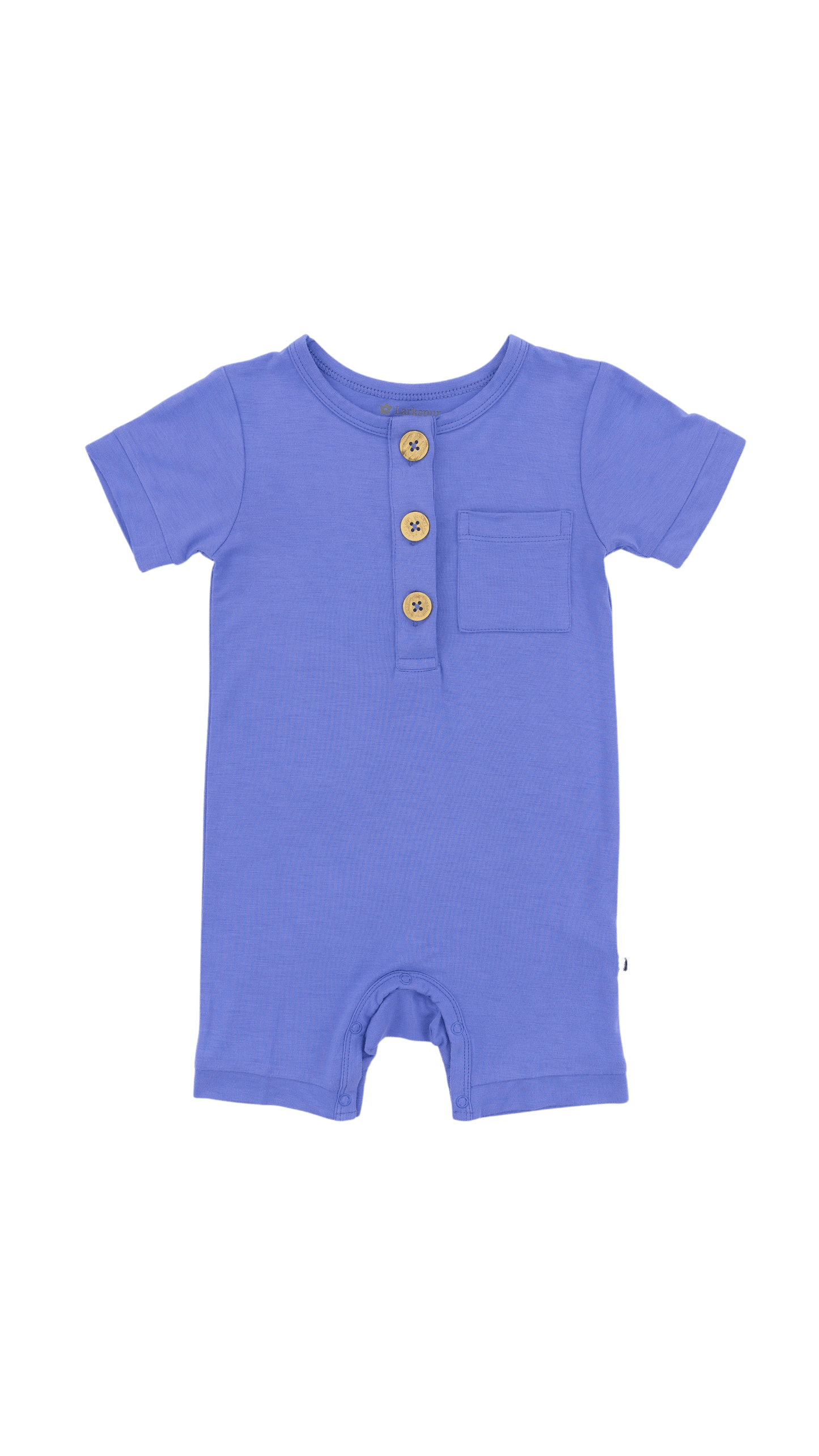Short Romper in Periwinkle