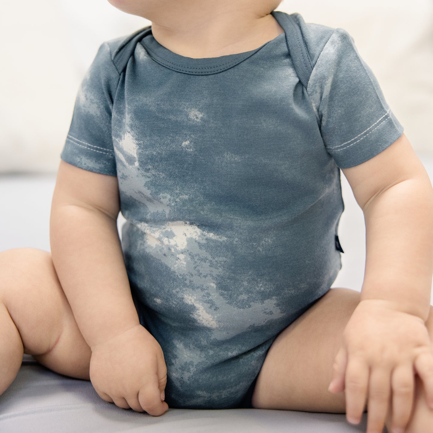 Short Sleeve Bodysuit in Dark Slate