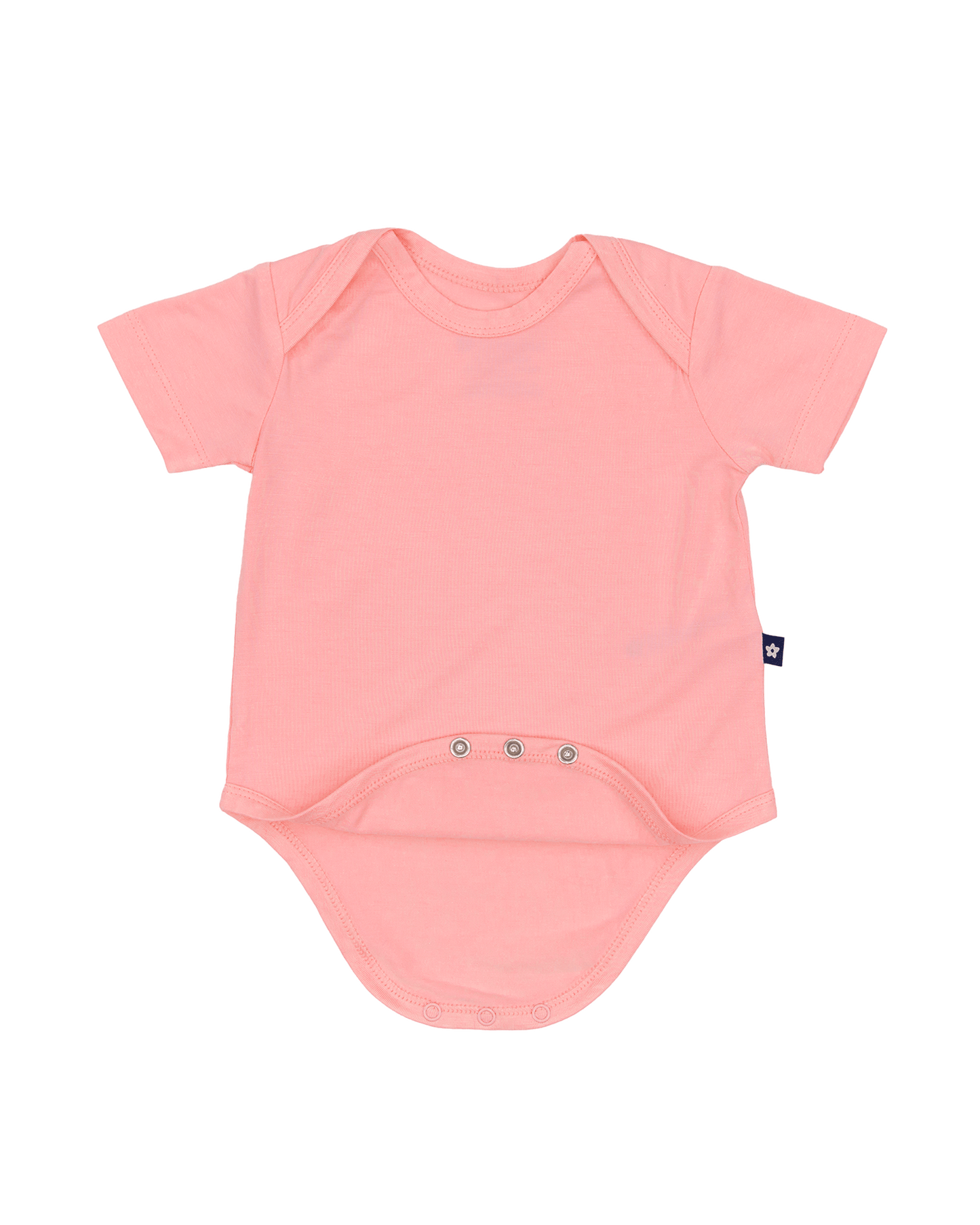 Short Sleeve Bodysuit in Candy Pink