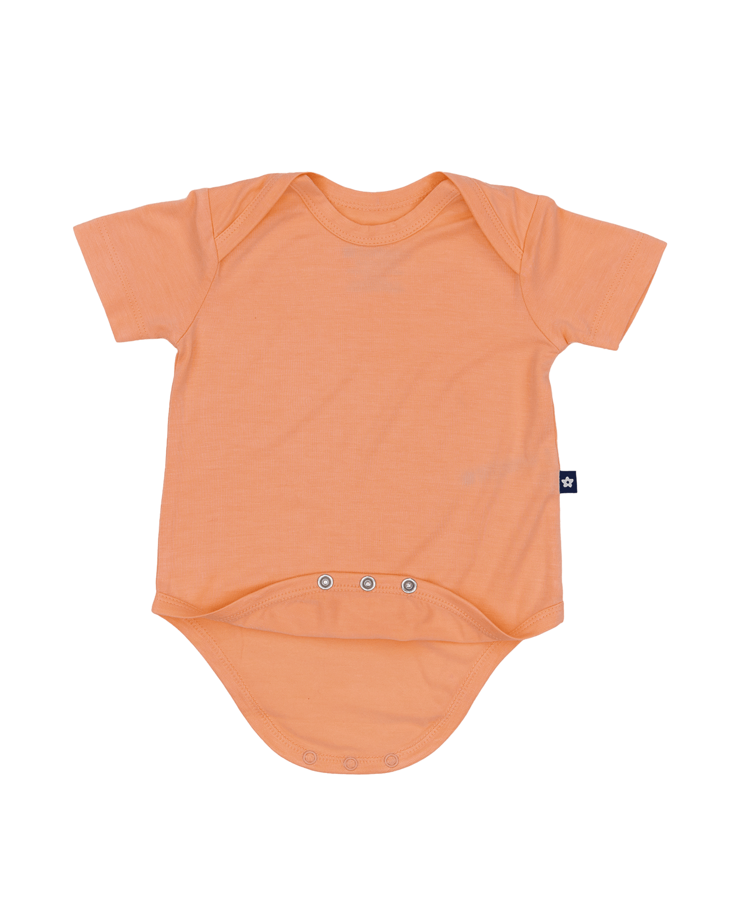 Short Sleeve Bodysuit in Peach