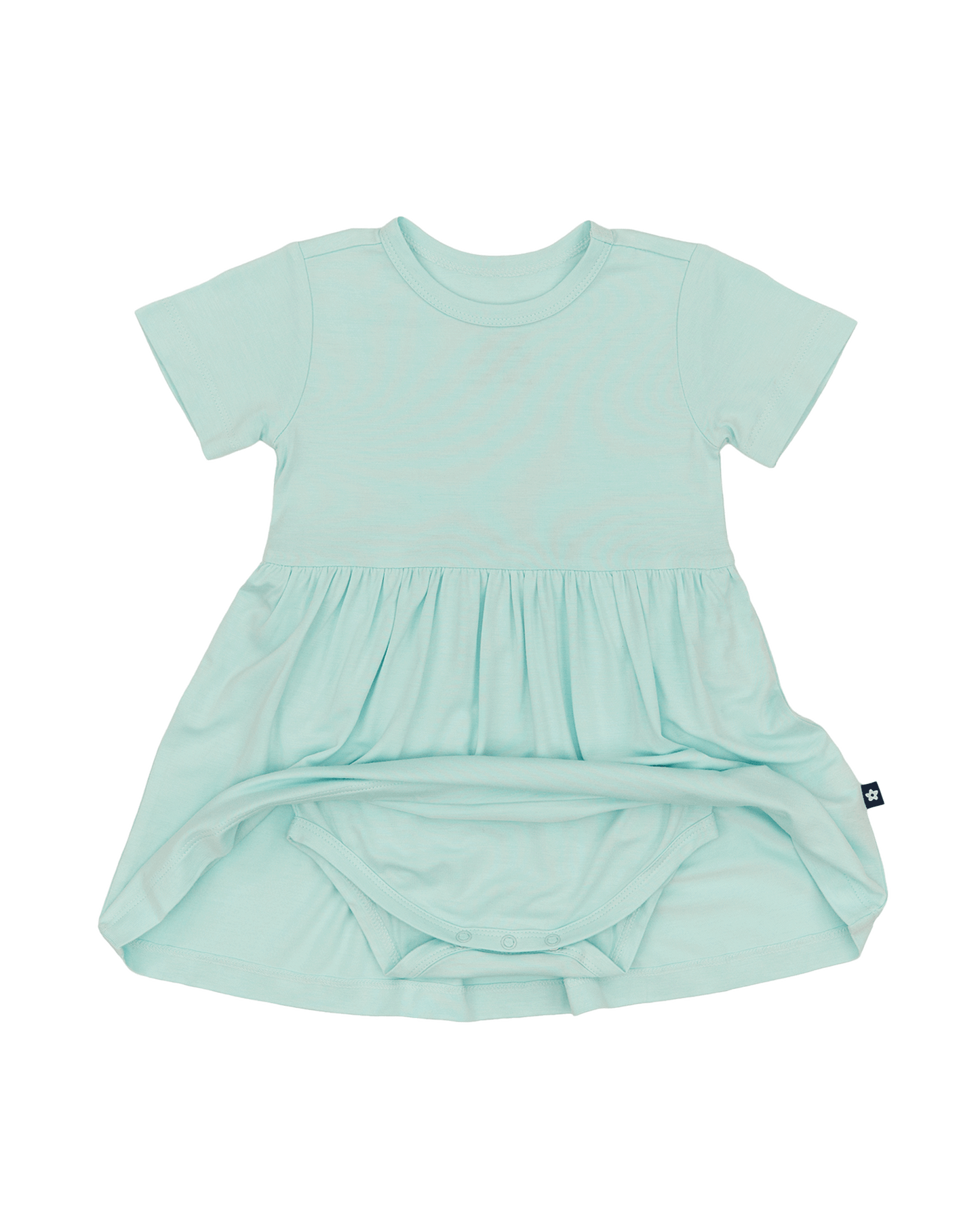 Twirl Dress in Aqua Sky