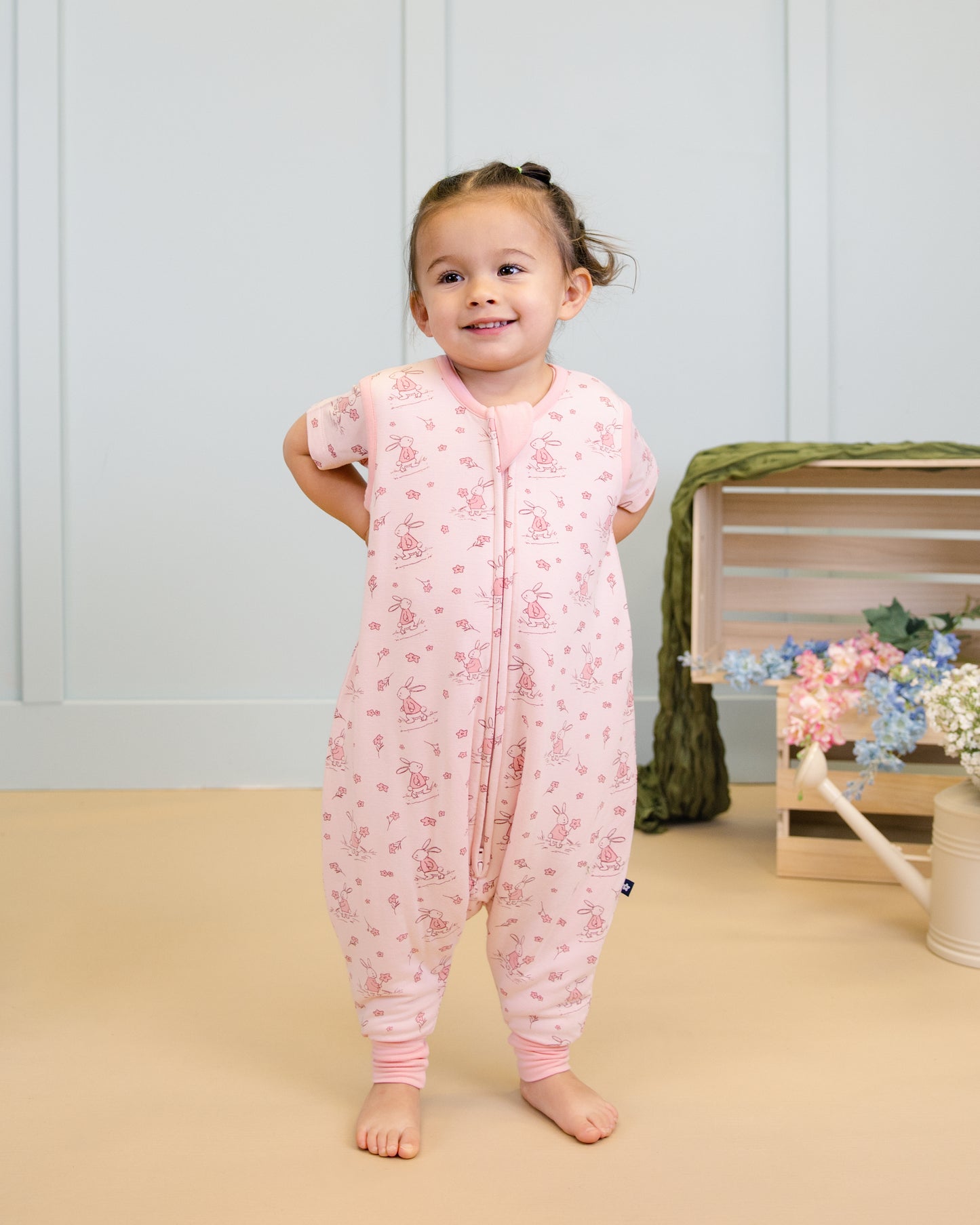 Sleep Sack Walker in Bunny Blossoms