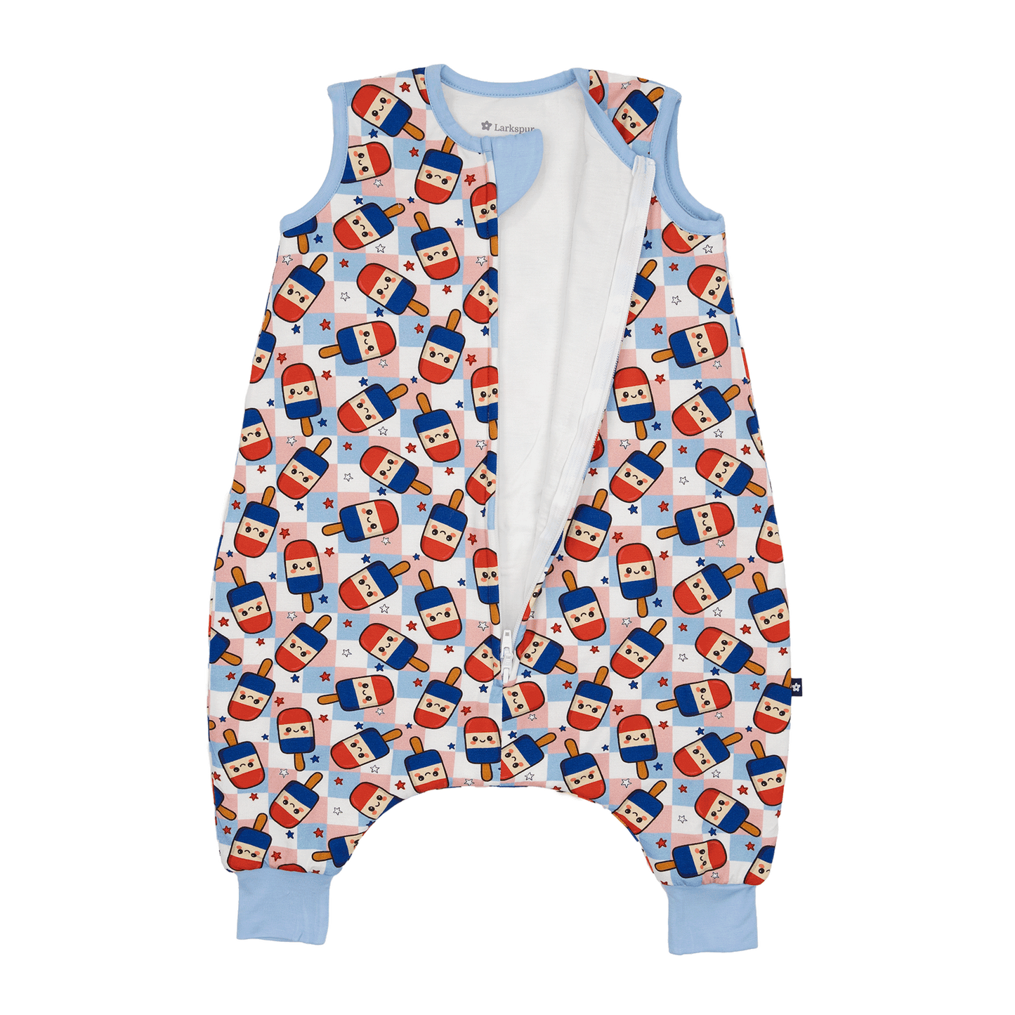 Sleep Sack Walker in Patriot Pops